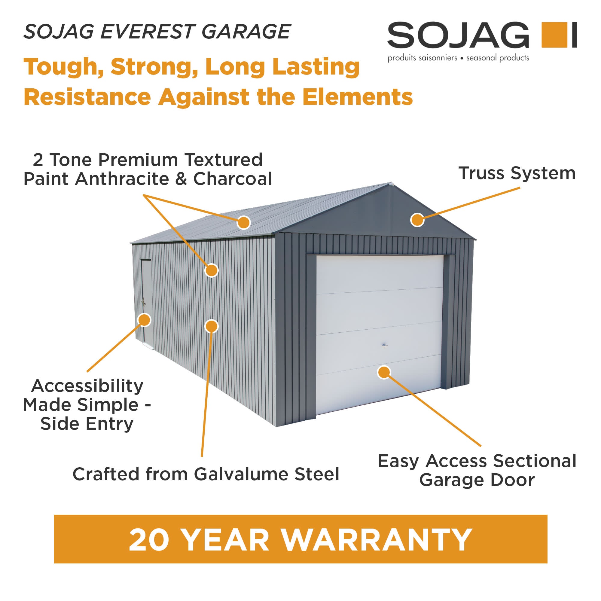 Arrow GRC1230 Metal-Storage-Buildings-Sheds - View #6