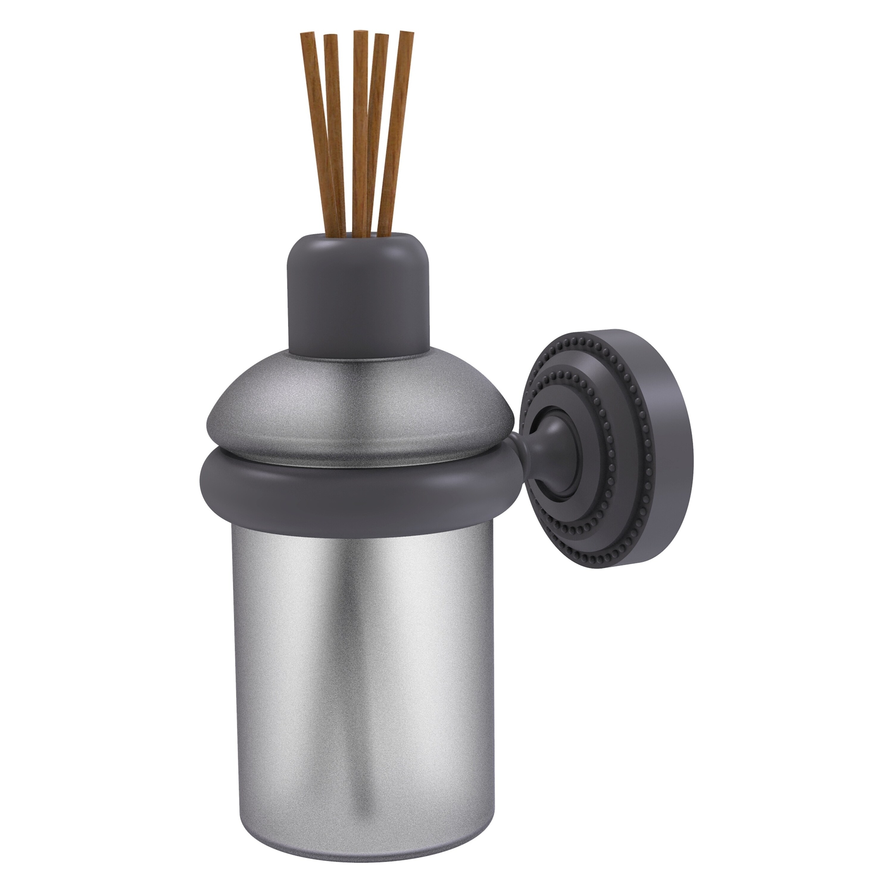 Allied Brass DT-69-GYM 2-Piece Dottingham Matte Gray Decorative Bathroom Hardware Set