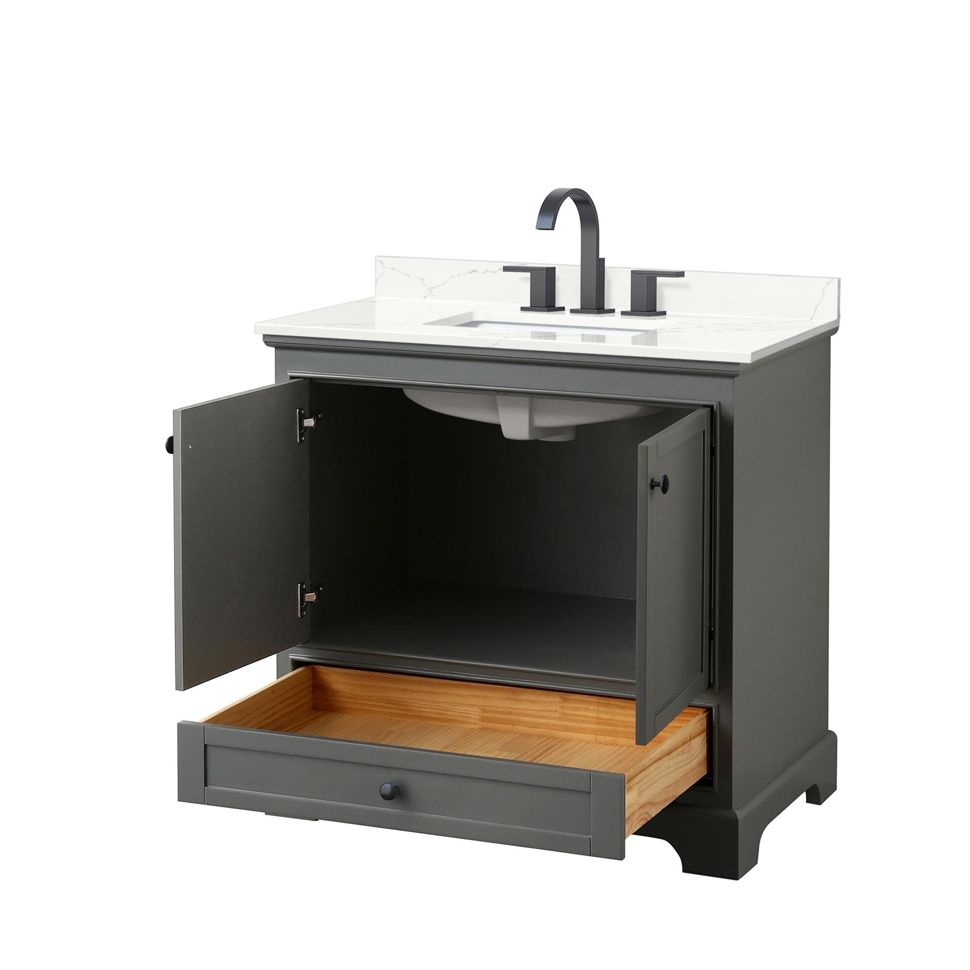 Wyndham Collection WCS202036SGBGTUS3MXX Bath-Vanity-Combo - View #2