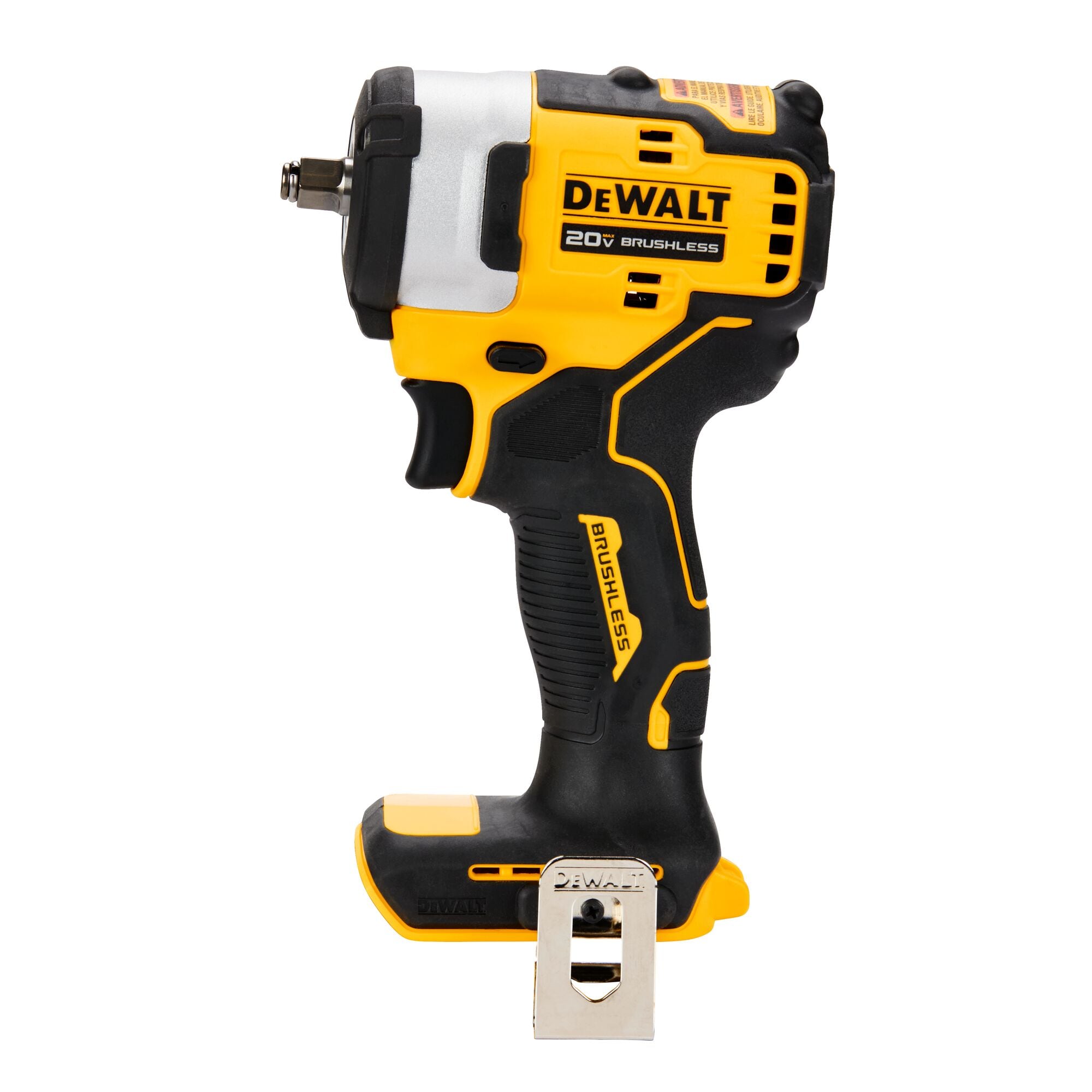 DEWALT 20-volt Max Variable Speed Brushless 3/8-in square Drive Cordless Impact  Wrench (Bare Tool) in the Impact Wrenches department at