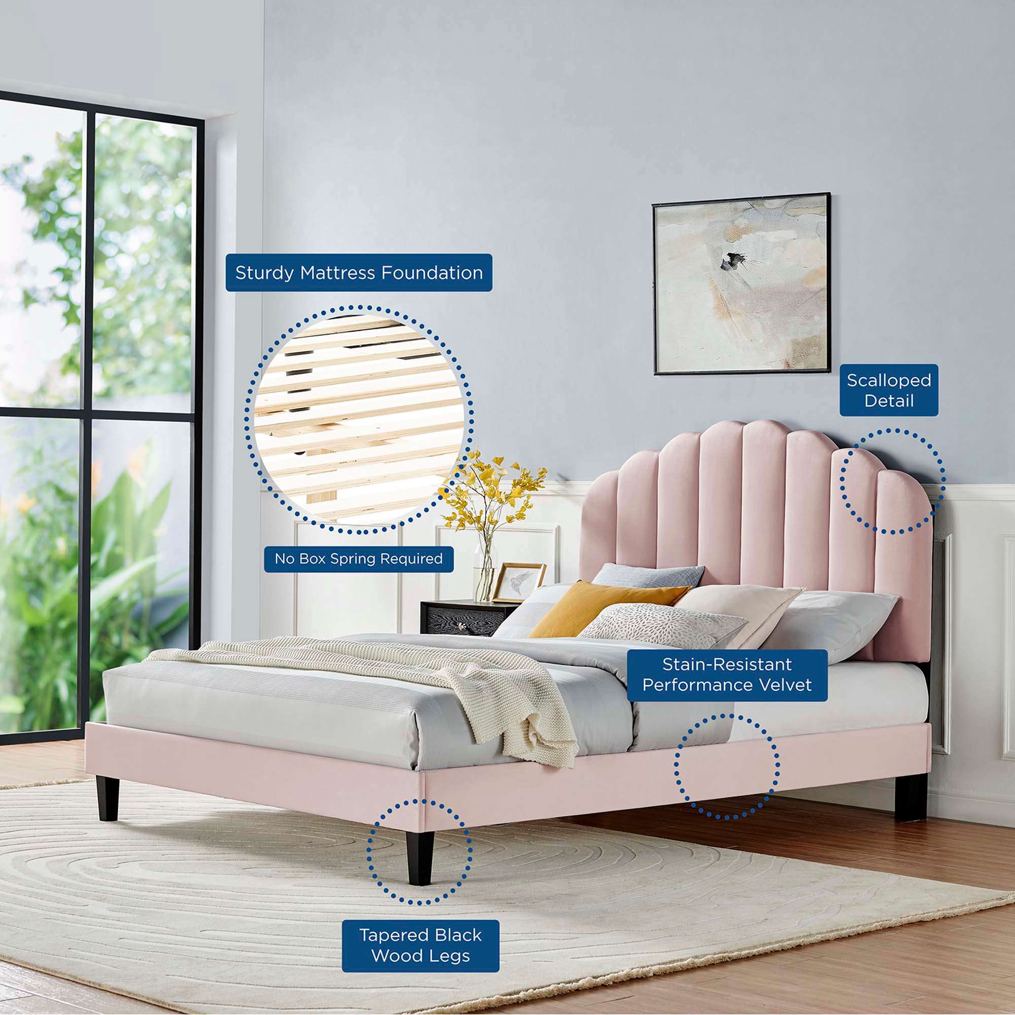 Modway MOD-6287-PNK beds - View #5