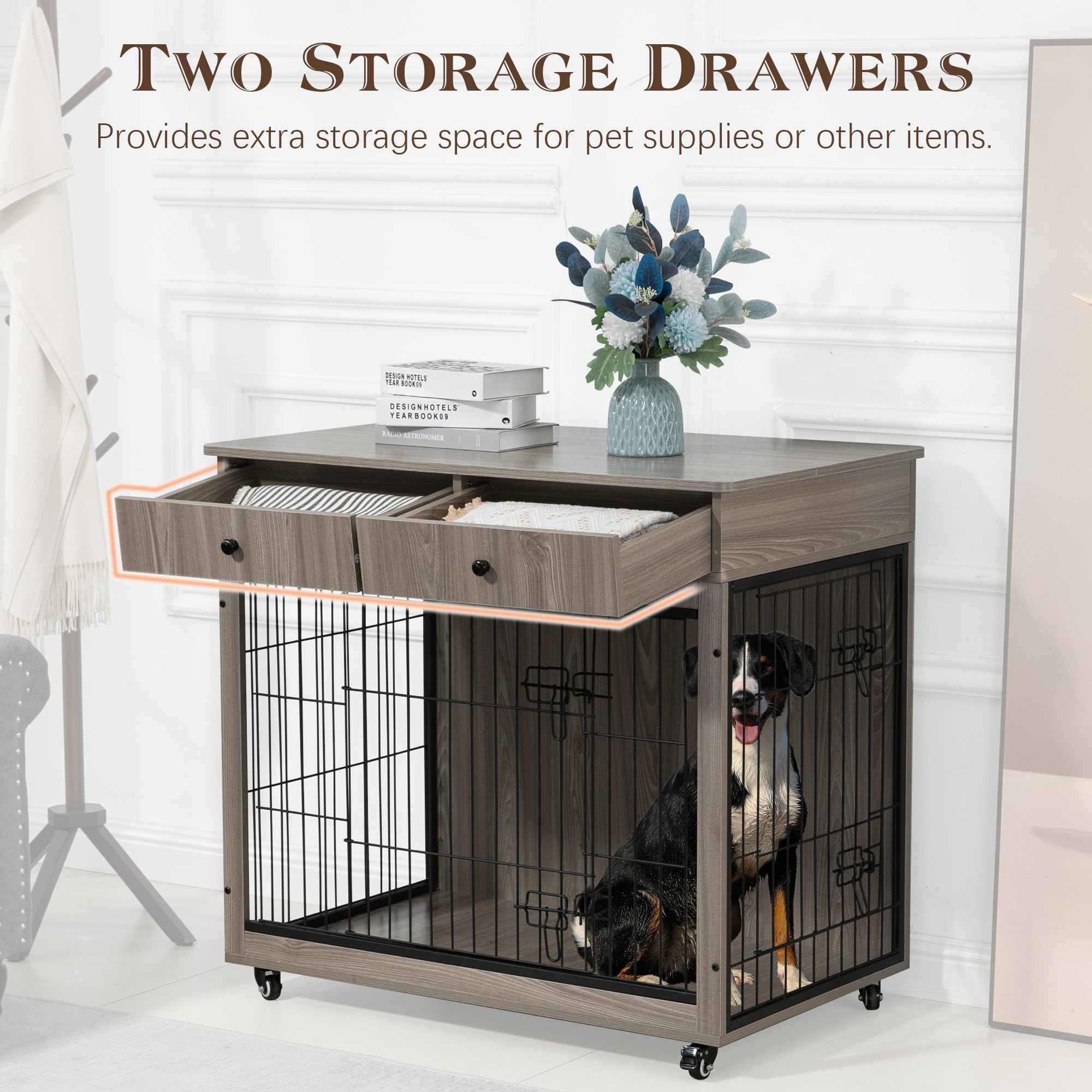 LIVIZA GIJ-DC005-39GY Pet-Crates-Carriers - View #5