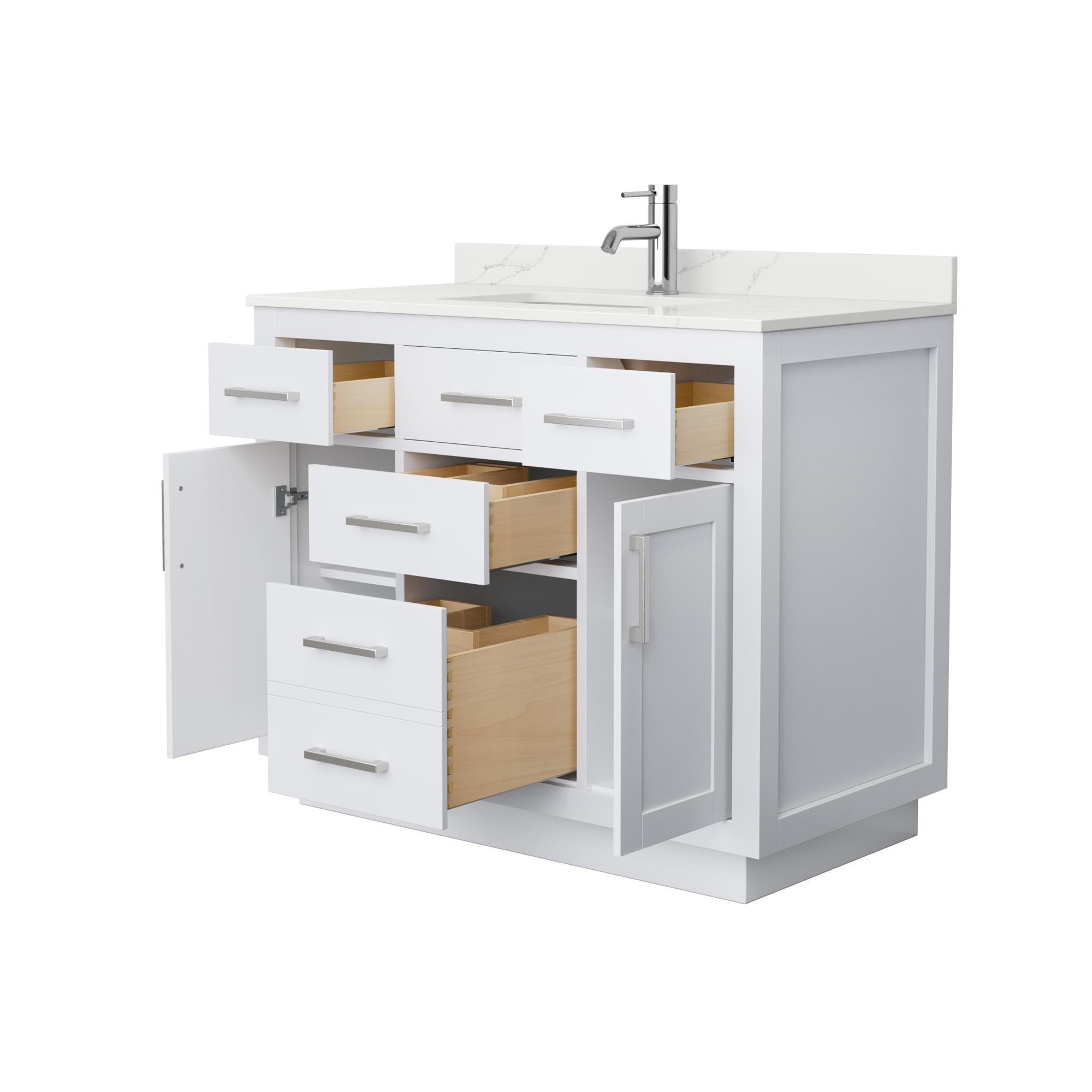 Wyndham Collection WCG262642SWHGTUNSMXX Bath-Vanity-Combo - View #3