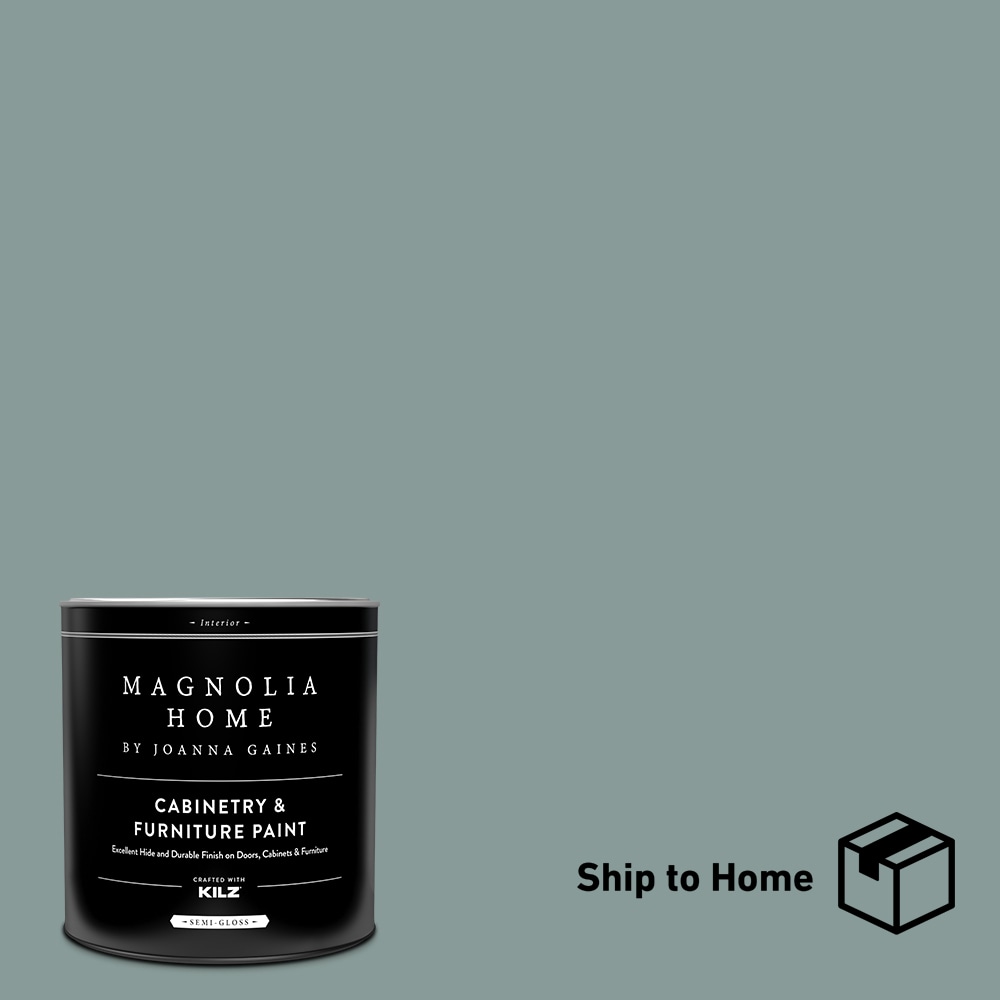 Magnolia Home 00140404  by Joanna Gaines Semi-gloss Sir Drake Tintable Cabinet Furniture Paint Enamel ( 1-quart )