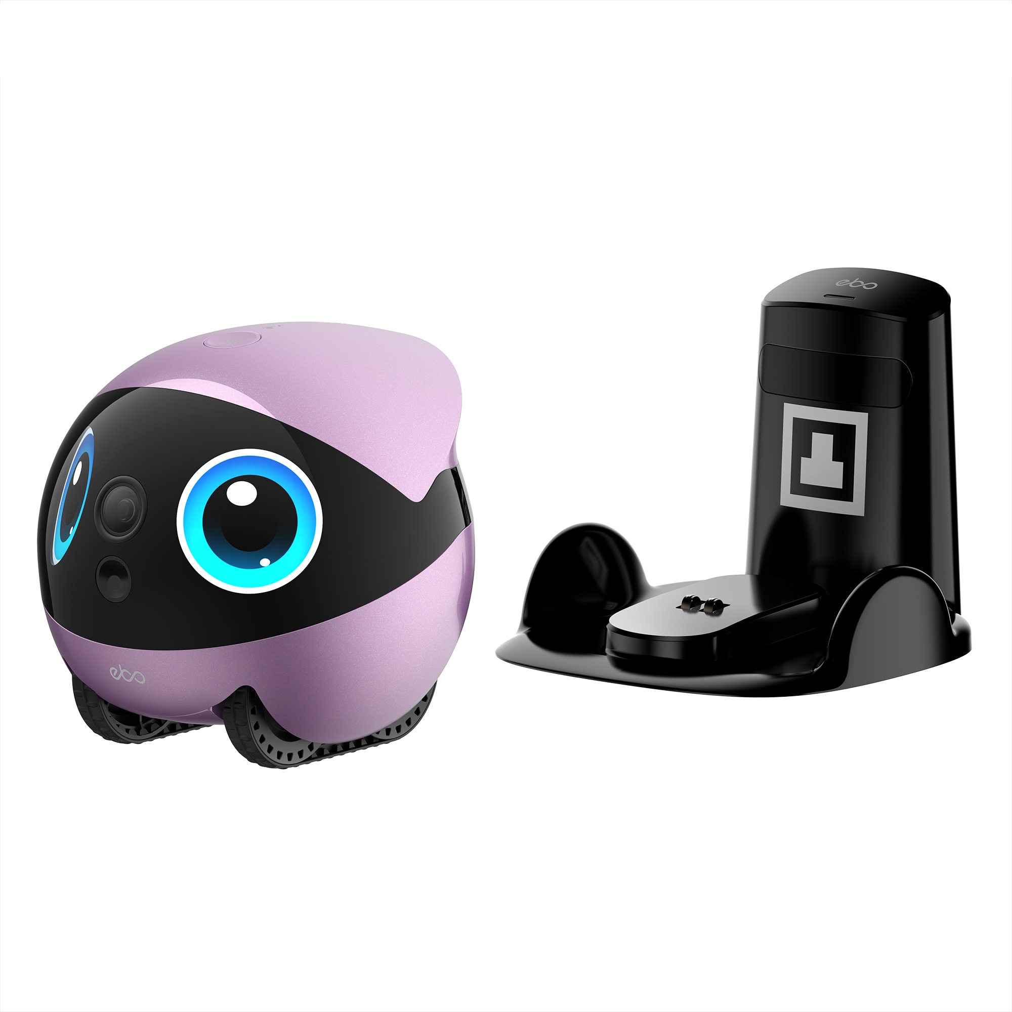 Enabot EBO Air 2 Plus Indoor 1 -Channel 1 -Camera 2K Battery-operated Robotic SD (included) Security Camera System