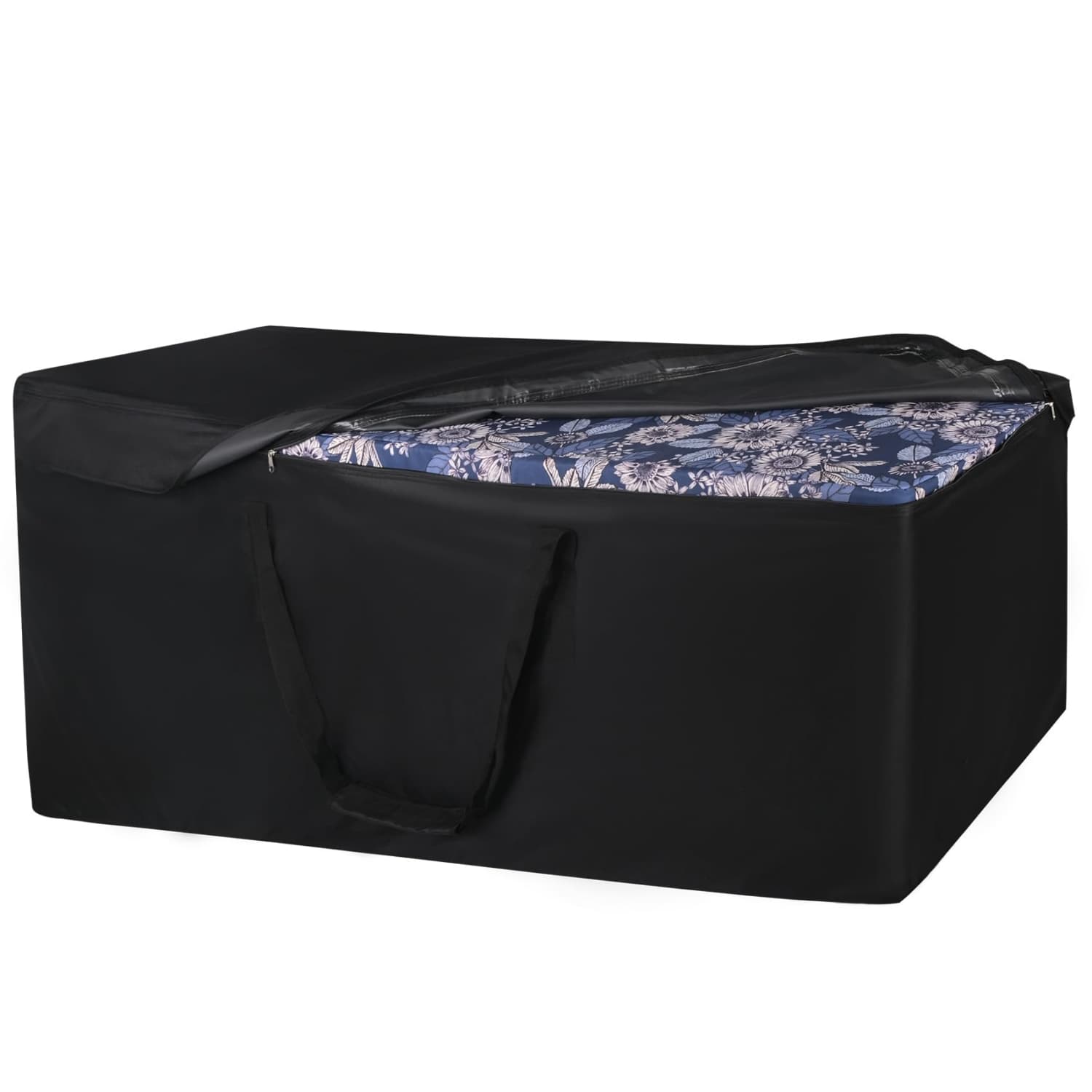 Angel Sar - Outdoor Cushion Storage Bag Water Resistant Furniture Storage Bag Cover 50 in x 15 in...