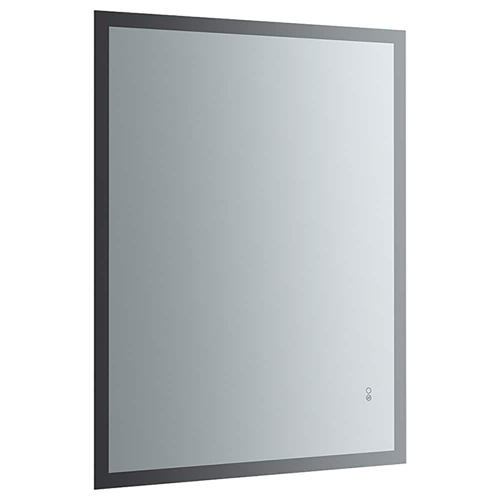 Sleek 48"x36" Frameless Bathroom Vanity Mirror with LED Halo & Fog-Free Technology
