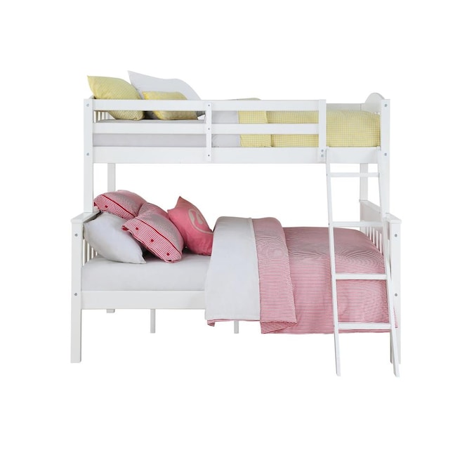 Airlie White Twin Over Full Bunk Bed, Dorel Twin Over Full Bunk Bed