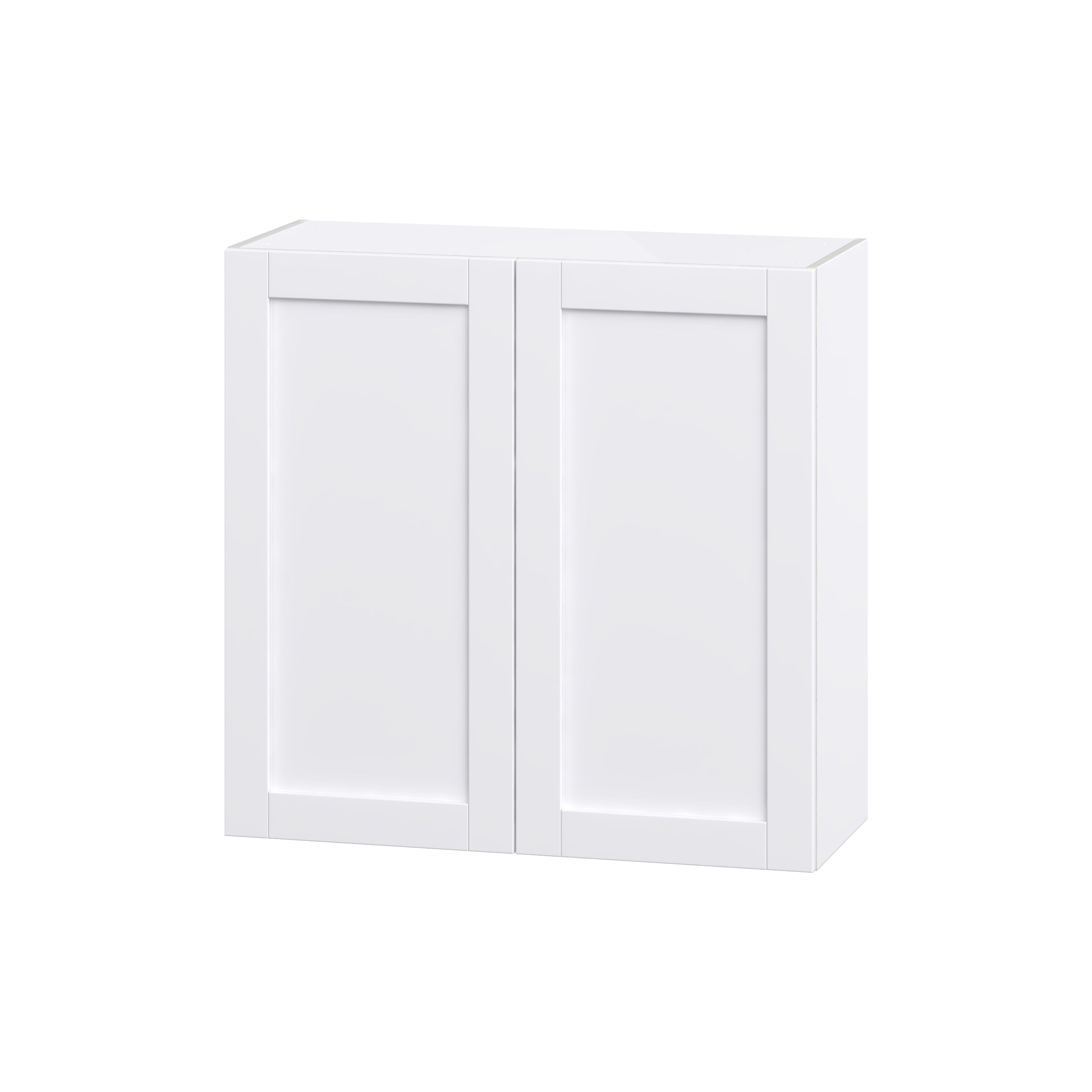 Hugo&Borg Rosemont 30-in W x 35-in H x 14-in D Glacier White Wall Fully Assembled Cabinet (Flat Panel Shaker Door Style)