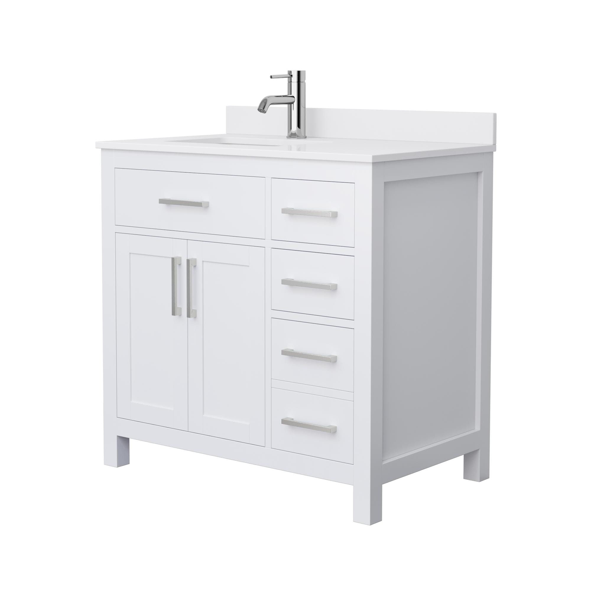Wyndham Collection WCG242436SWHWCUNSMXX Bath-Vanity-Combo - View #2