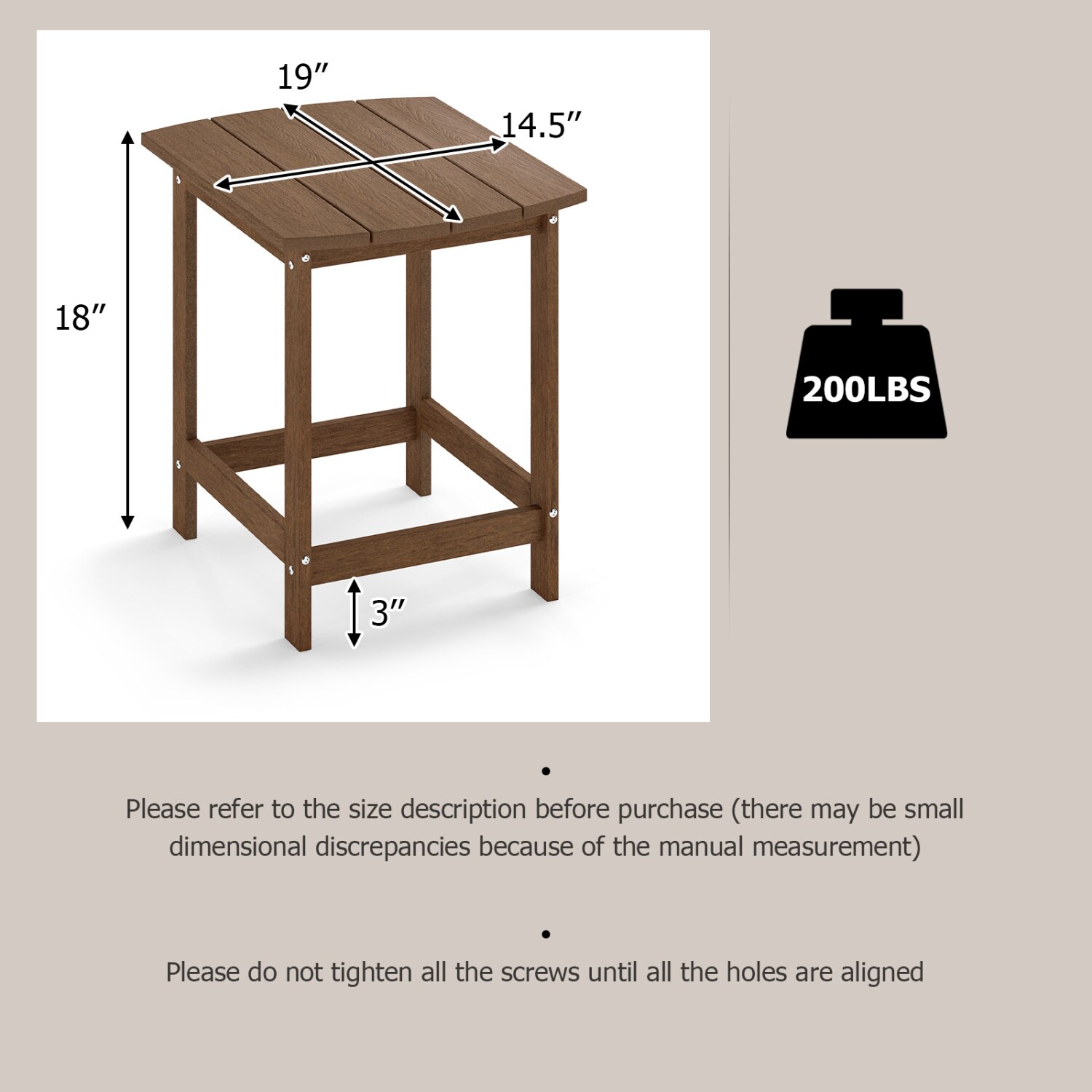 Slickblue D-CO-2-FC60731PN Patio-Tables - View #6