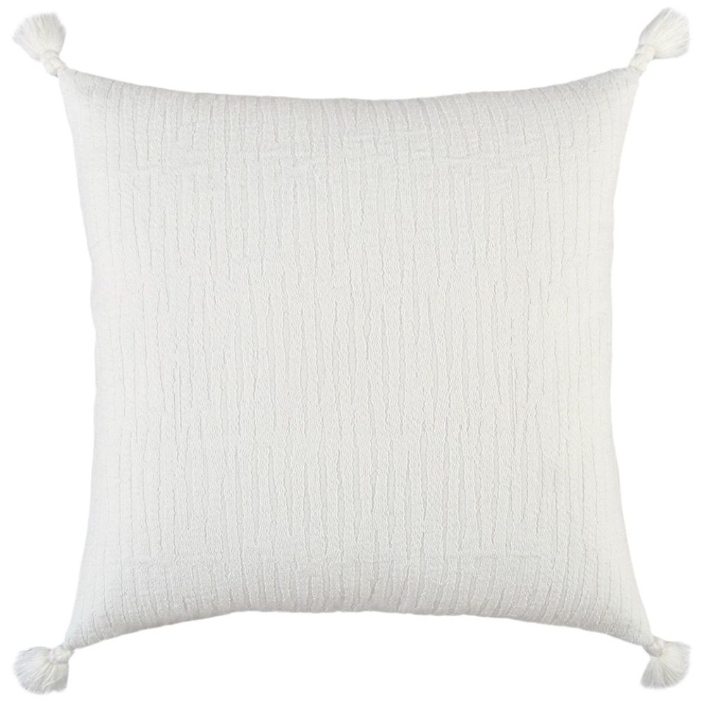 Slickblue 1-Piece 20 x 20 in Square Indoor Decorative Casual Stripe Accent Throw Pillow Cover and Insert Multiple Color Options