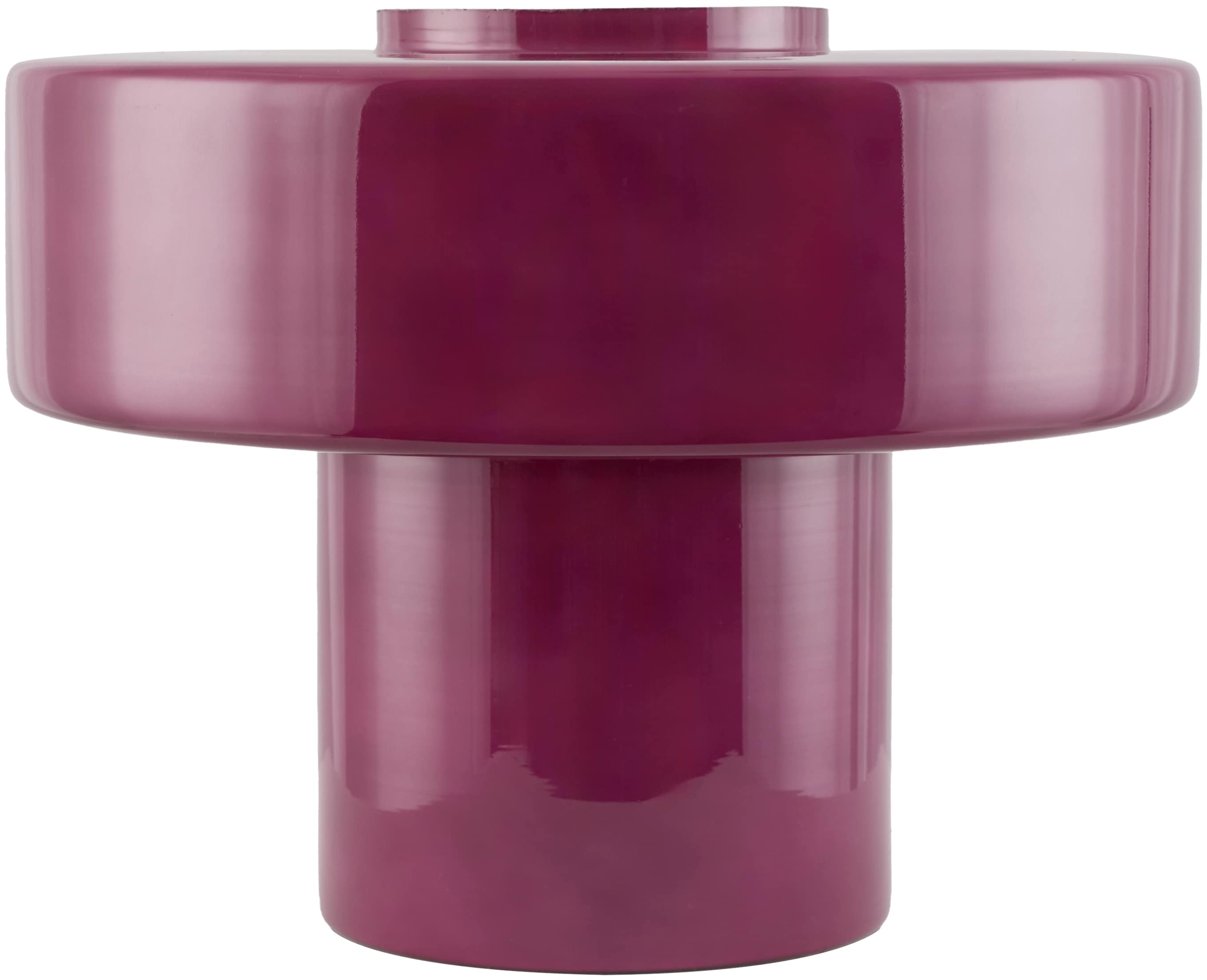 Livabliss Nozay 7-in Purple Table Lamp with Glass Shade