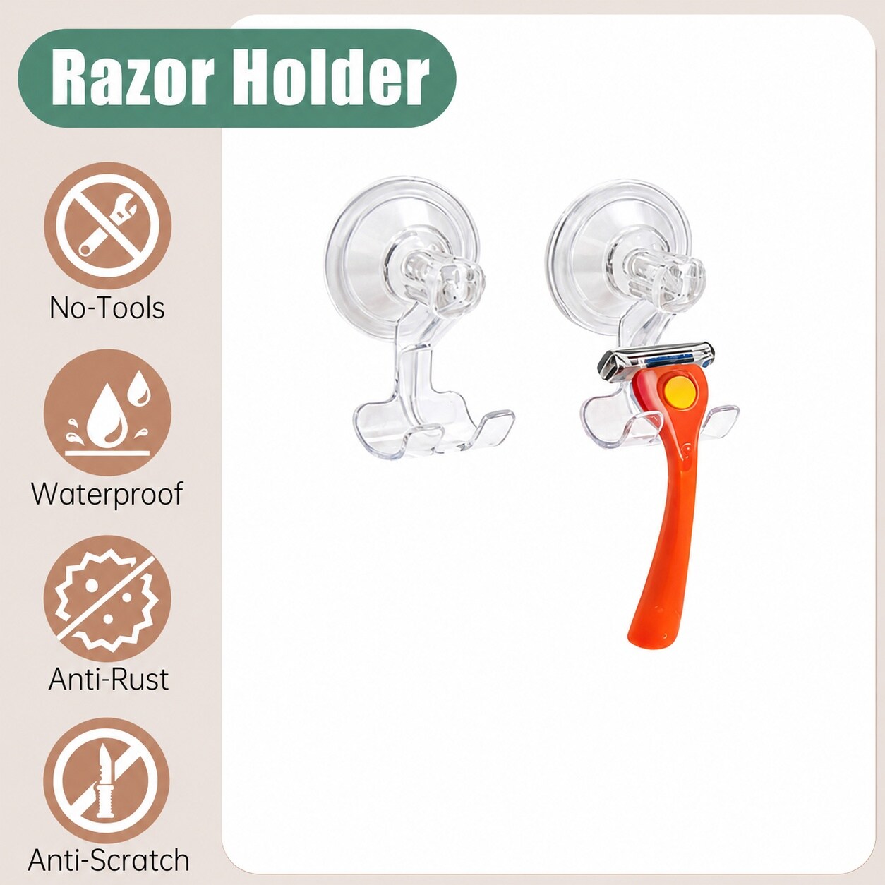 Aoibox LABJU2WV Robe-Hooks - View #2