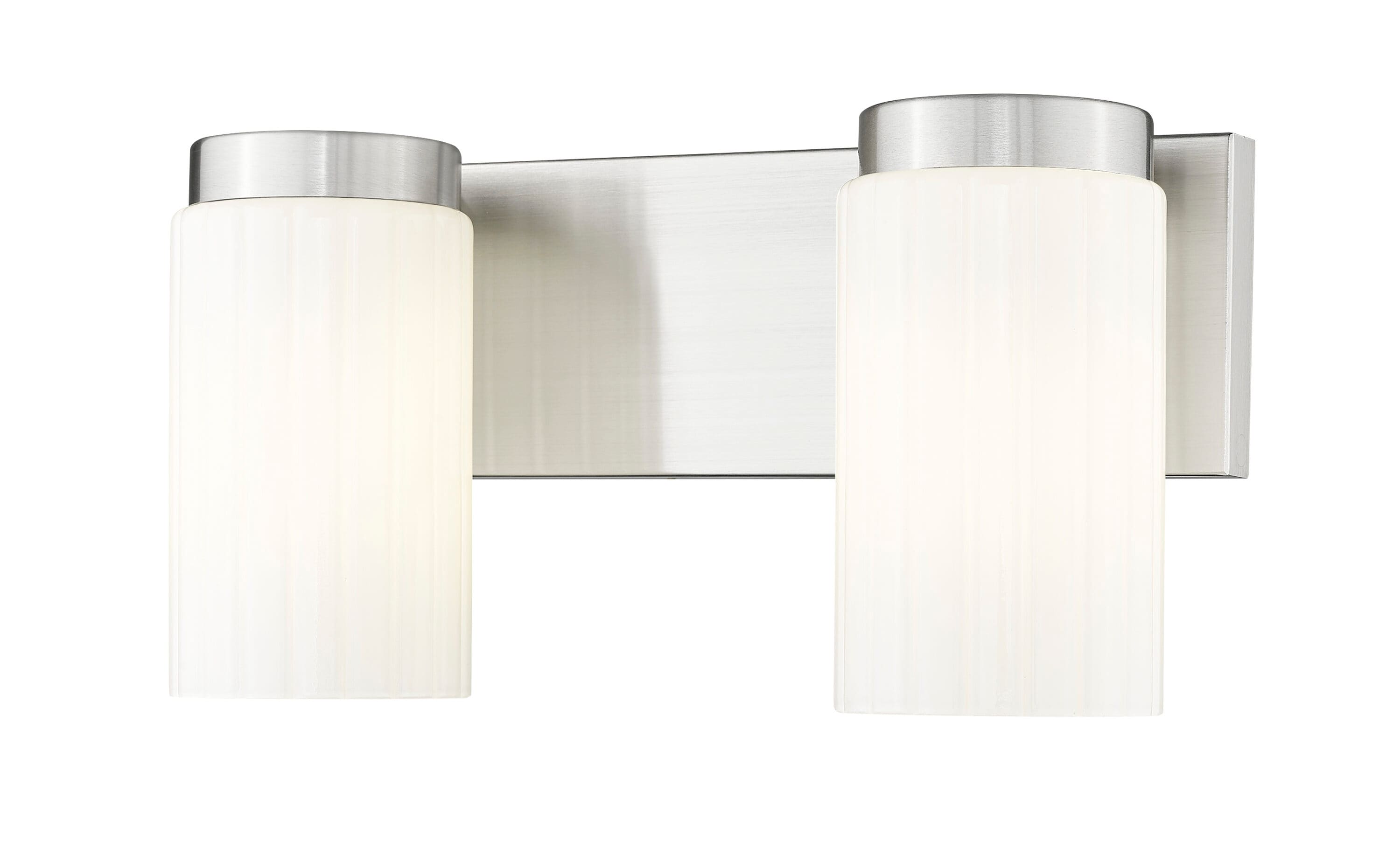 Z-Lite Burk 30-in 4-Light Brushed Nickel Led, Transitional