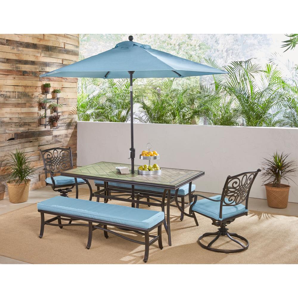 Hanover MONDN5PCSW2BN-SU-B Patio-Dining-Sets - View #11