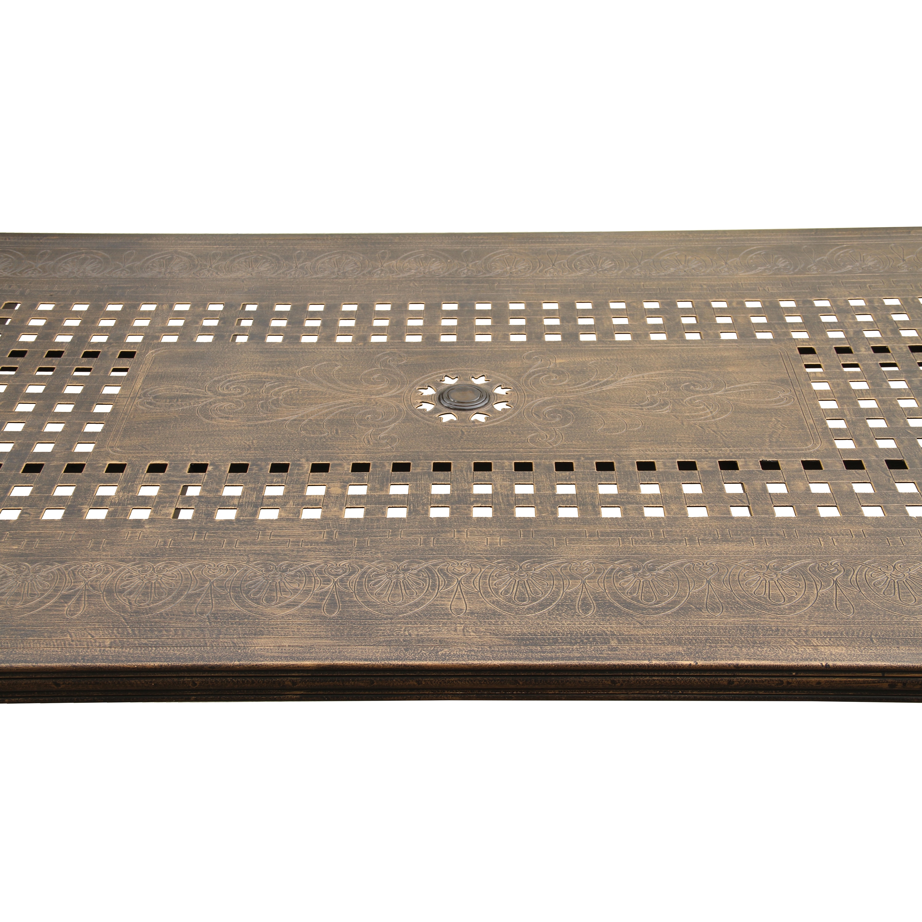Oakland Living 1057-RECT-95-TL-BZ Patio-Tables - View #4