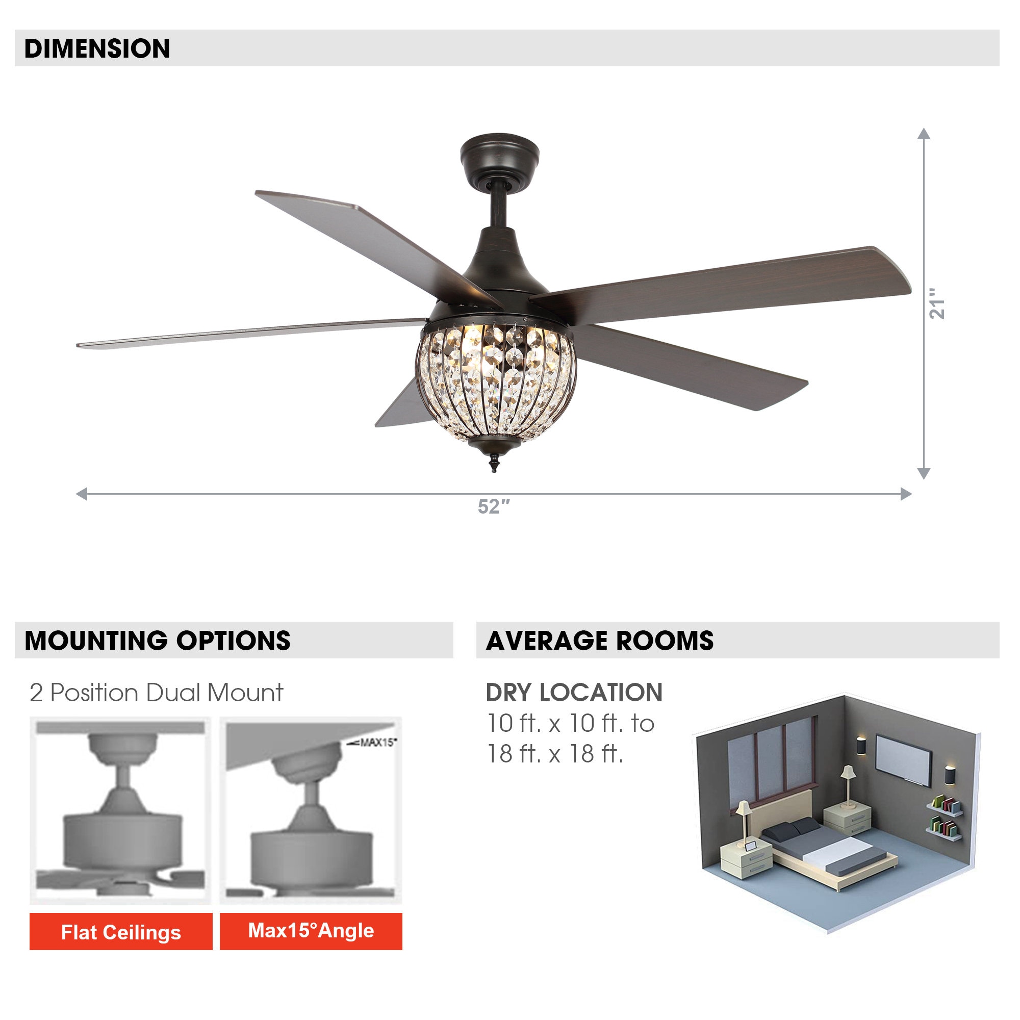 Parrot Uncle F6285110V Ceiling-Fans - View #8