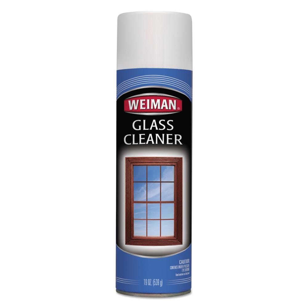 Weiman Glass Cleaner, Aerosol - 19 oz