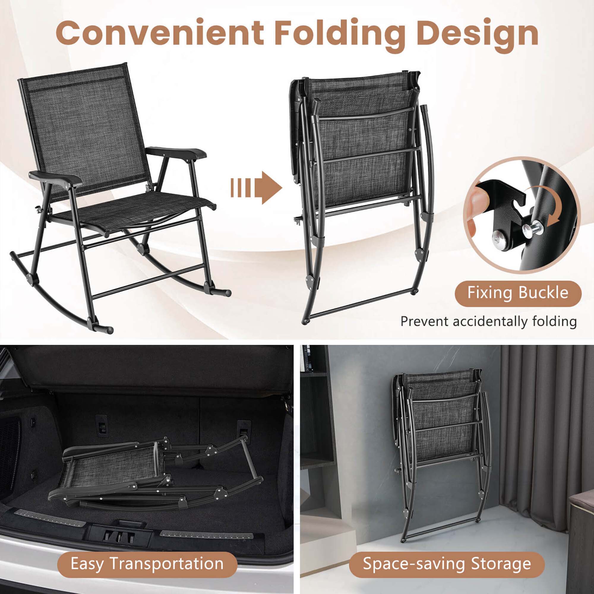 Costway HCST05405 Patio-Chairs - View #4