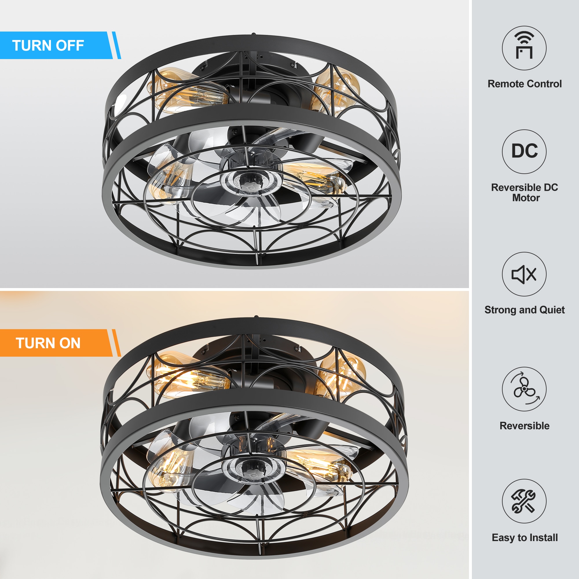 Breezary 35004-BK Ceiling-Fans - View #12