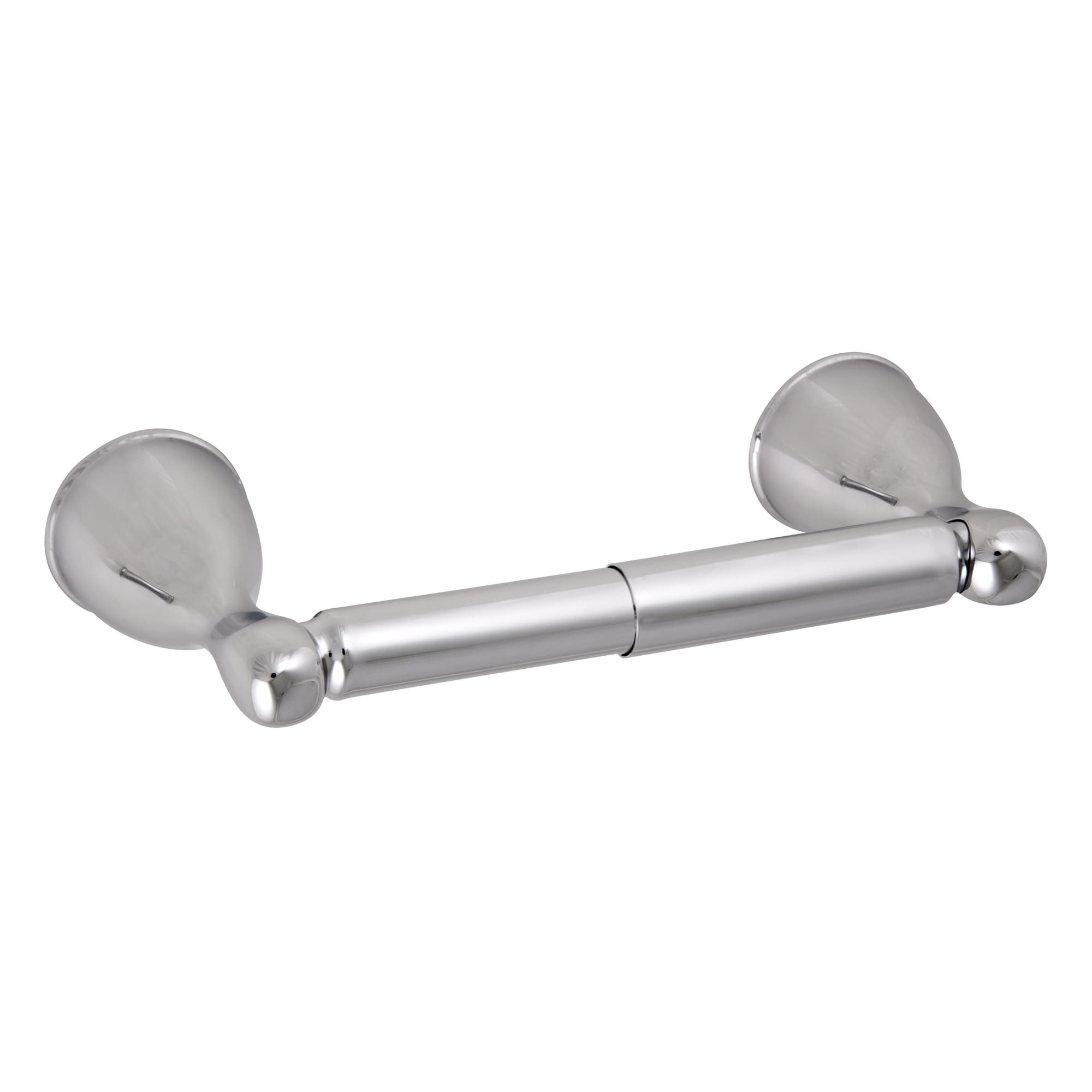 Design House 558585 Ames Polished Chrome Wall mount Pivot Toilet Paper Holder 1 -Rolls with Storage