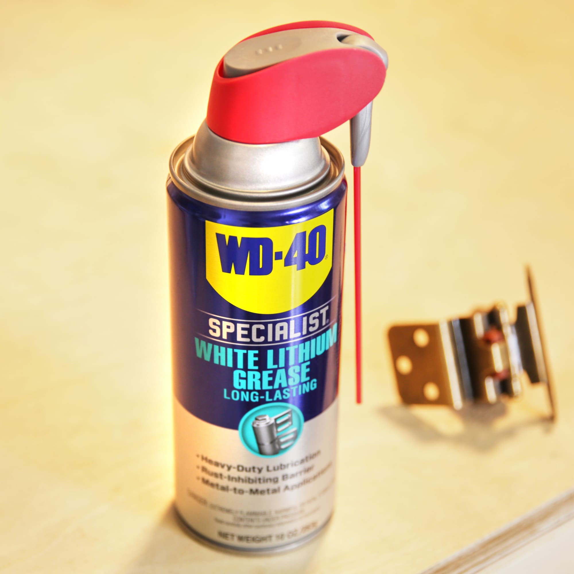 WD-40 SpecialistProtective White Lithium Grease Spray with Smart StrawSprays 2 Ways, 10 oz [6-pack]