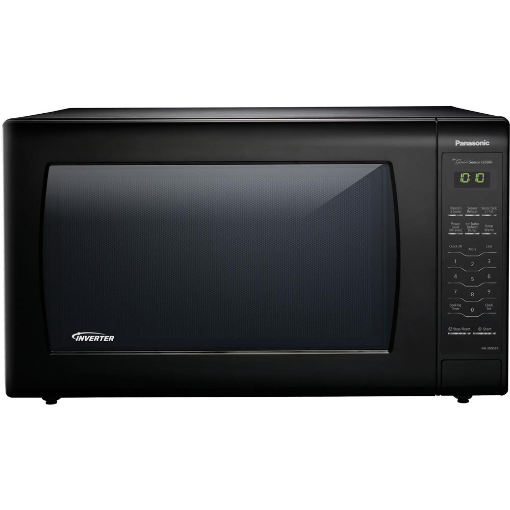 Panasonic 2.2-cu ft 1250-Watt Countertop Microwave (Black) at 