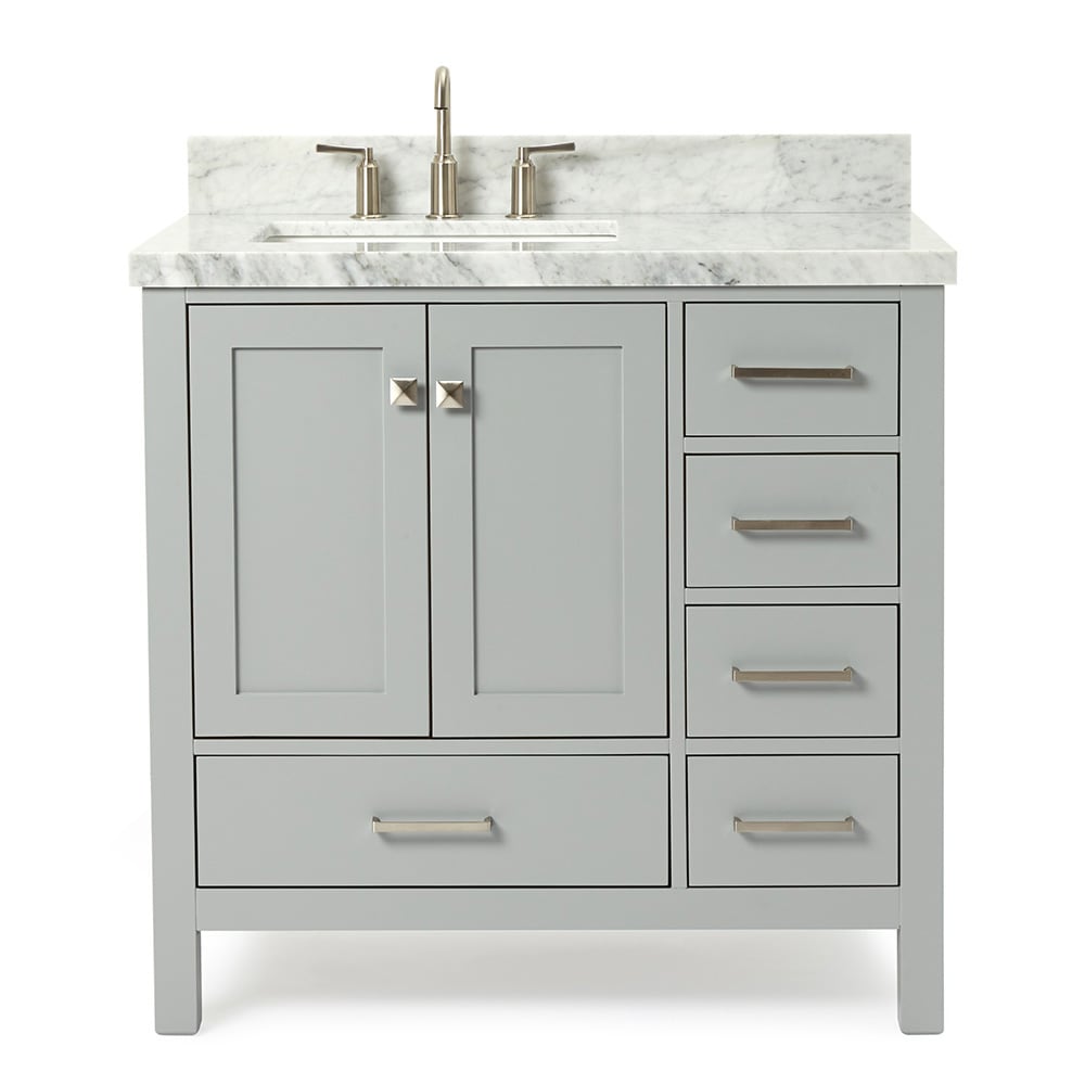ARIEL A037SLCWRVOGRY Bath-Vanity-Combo - View #2