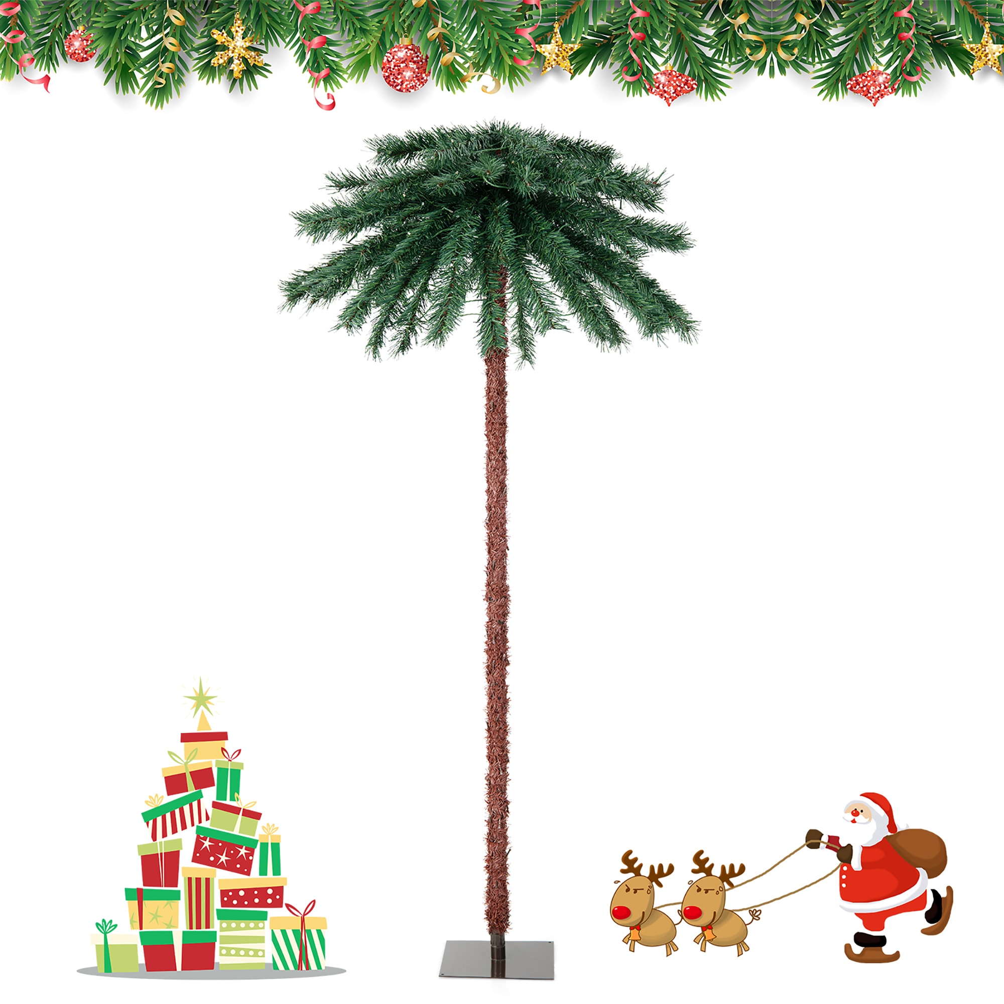 Costway CM24083US Artificial-Christmas-Trees - View #5