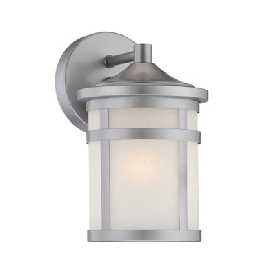 Brushed Silver Outdoor Wall Light, How To Clean Outside Metal Light Fixtures