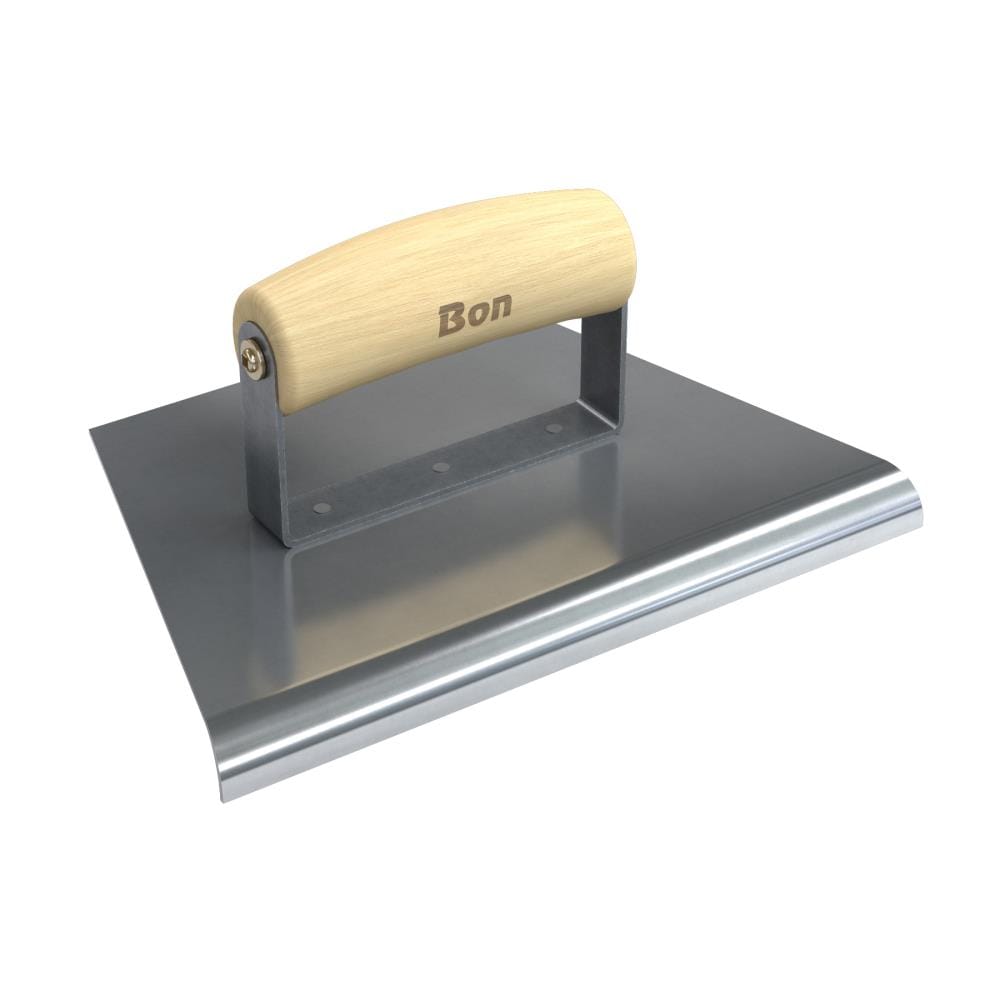 Bon Tool 12-836 9-in x 4-in Stainless Steel Concrete Edger with 0.5-in Radius