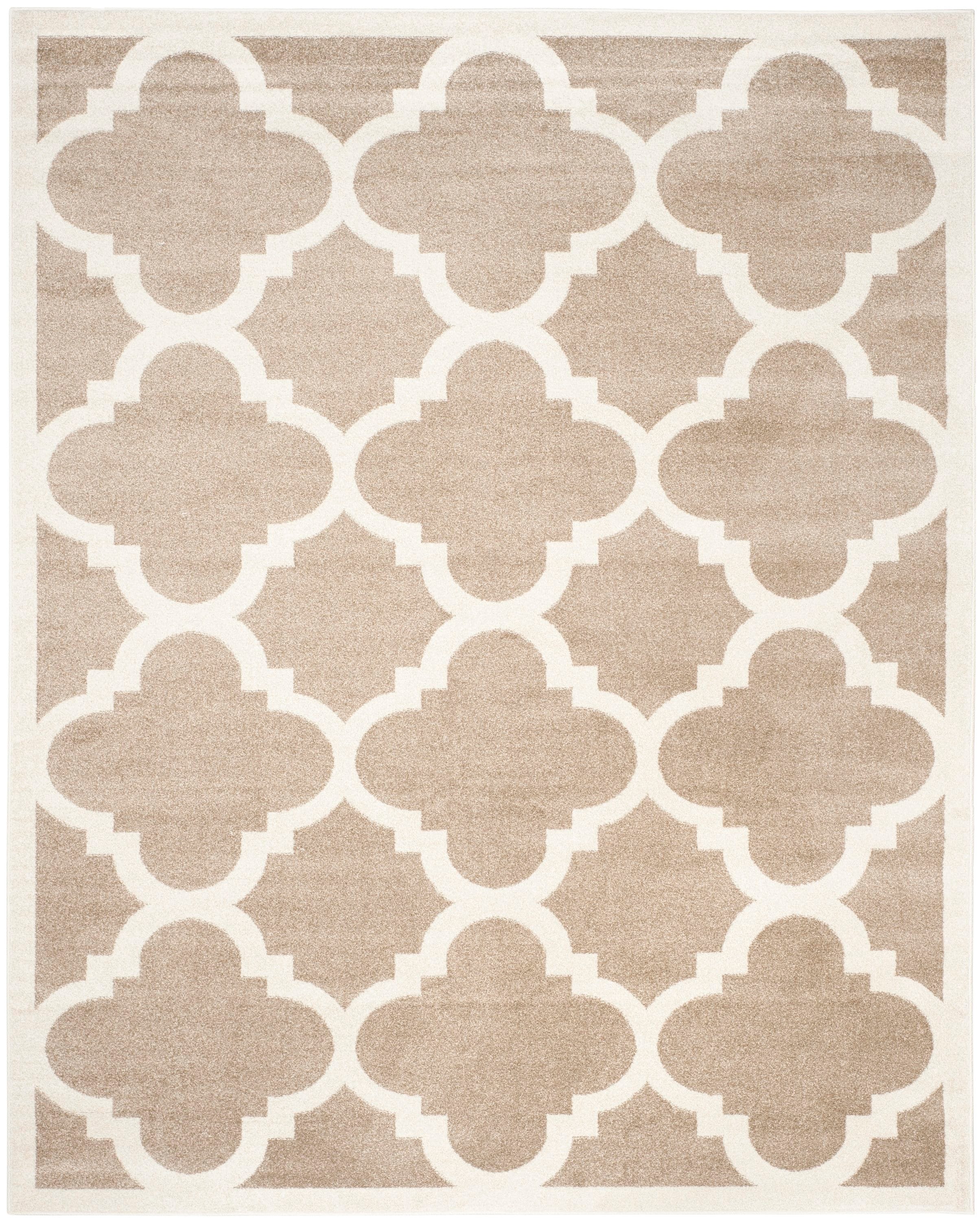 Safavieh AMT423S-8 Amherst Pompey 8 x 10 (ft) Loomed Synthetic Wheat/Beige Rectangular Indoor Trellis Area rug