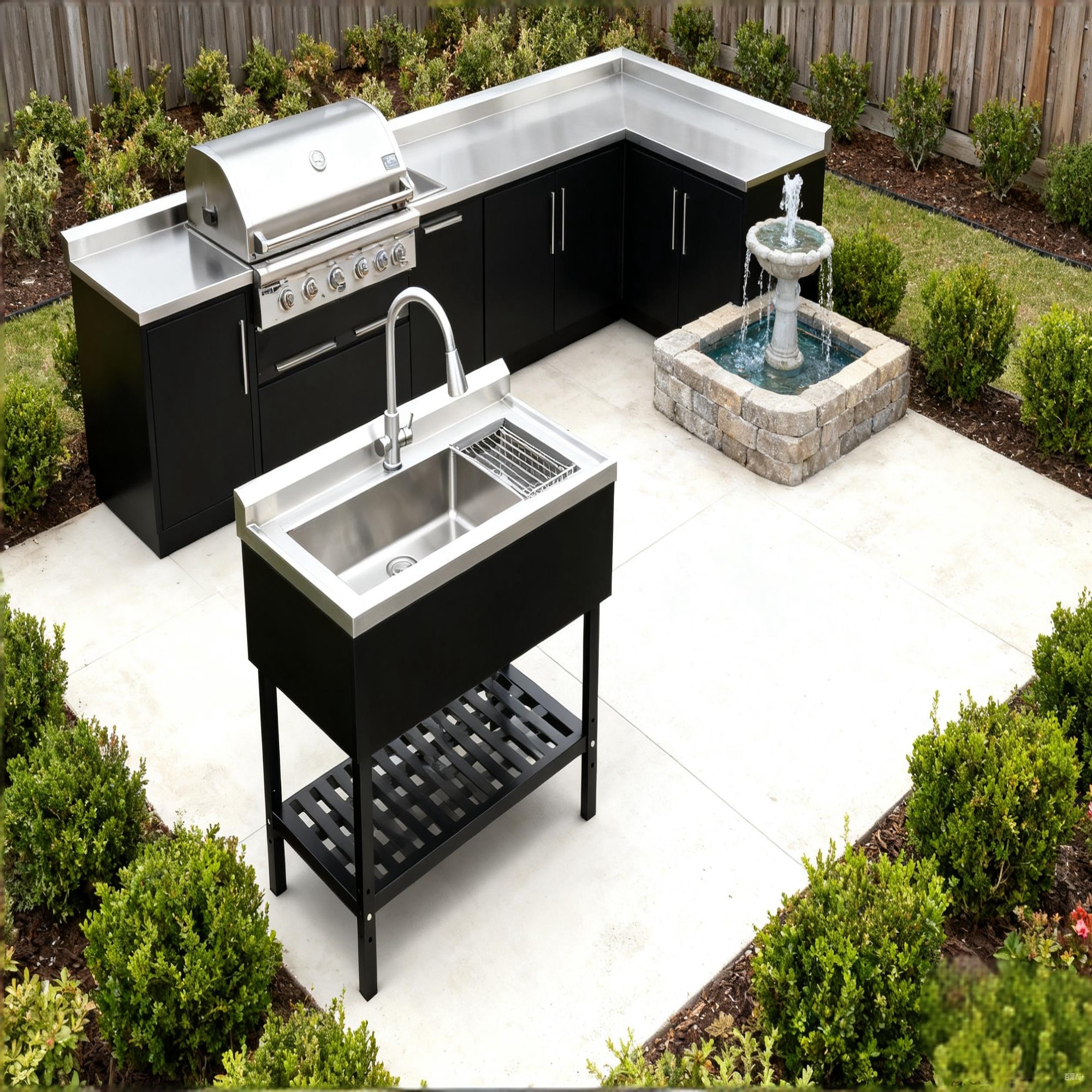 HyperDrop Cart X-S6HCRZ0BIFE1 Laundry-Tubs-Utility-Sinks - View #3