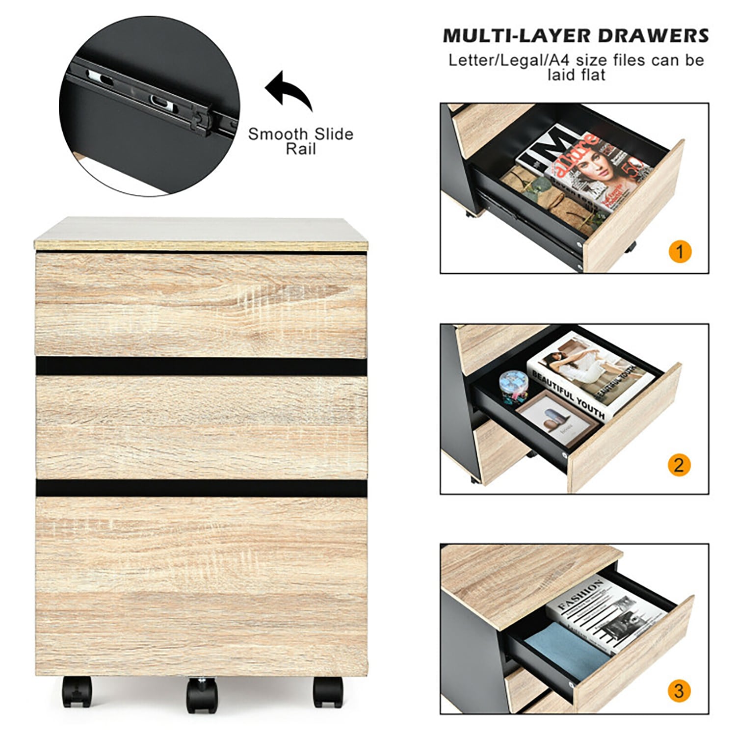 GZMR GZ-HW66713 Filing-Cabinets - View #11