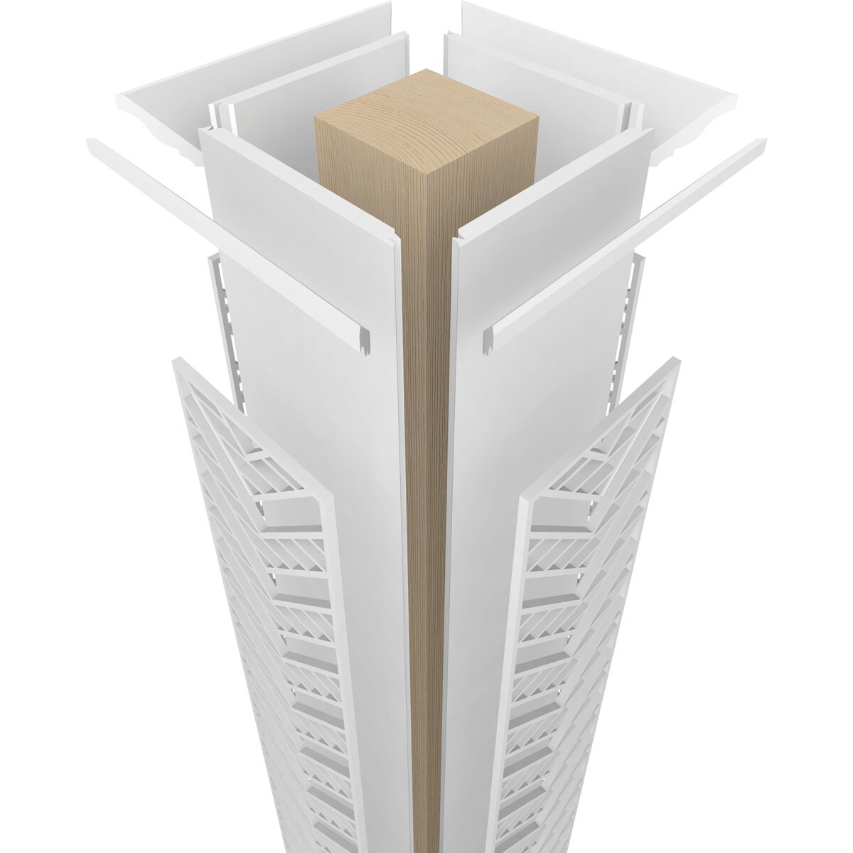 Ekena Millwork CC1209ENGCTCRCR Column-Wraps - View #7