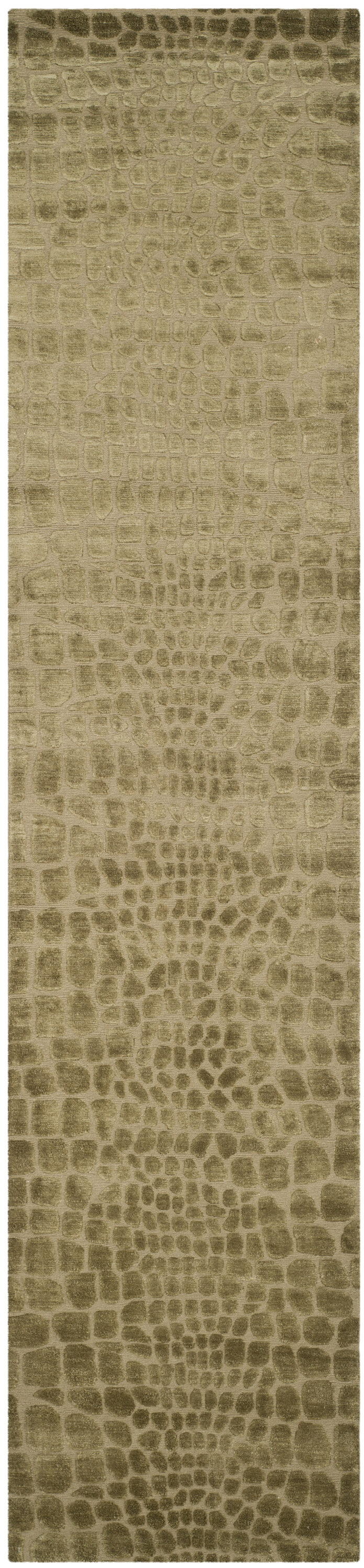 Blue Shell Shapped Rug Safavieh Martha Stewart River/Bank Contemporary 2ft-3in x 10ft Runner ...