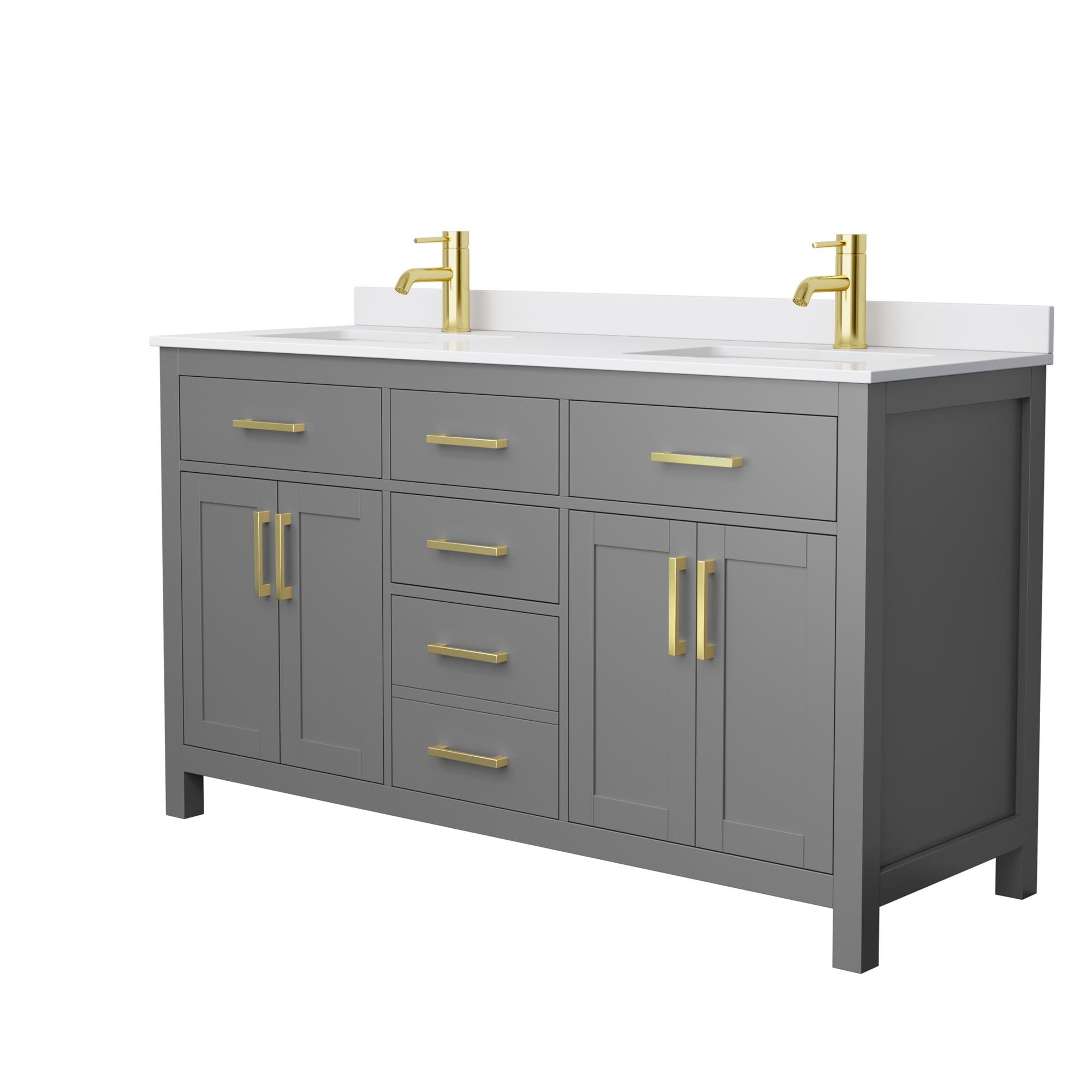 Wyndham Collection WCG242460DGGWCUNSMXX Bath-Vanity-Combo - View #2