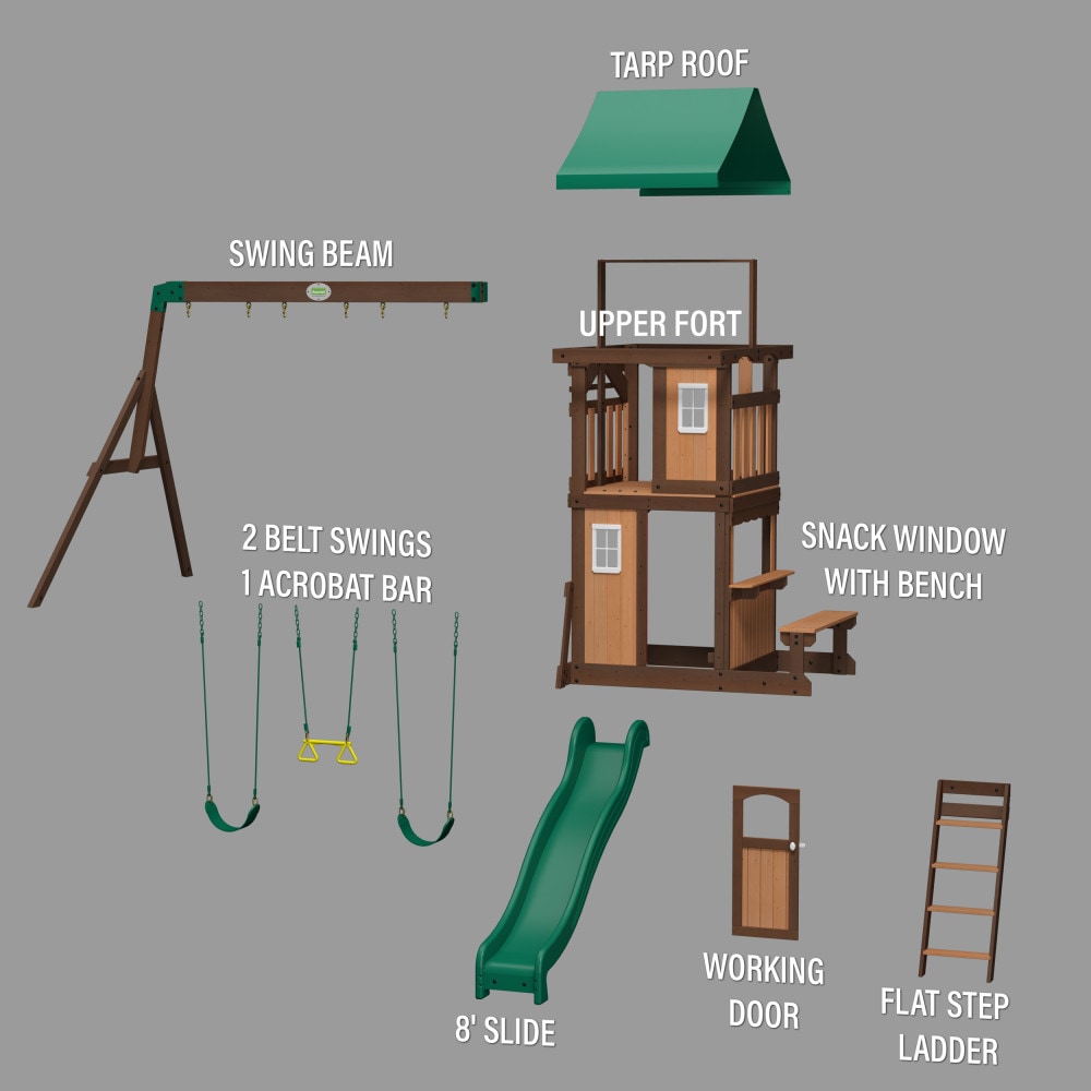 Backyard Discovery 2001022COM Wood-Playset-Kits - View #10