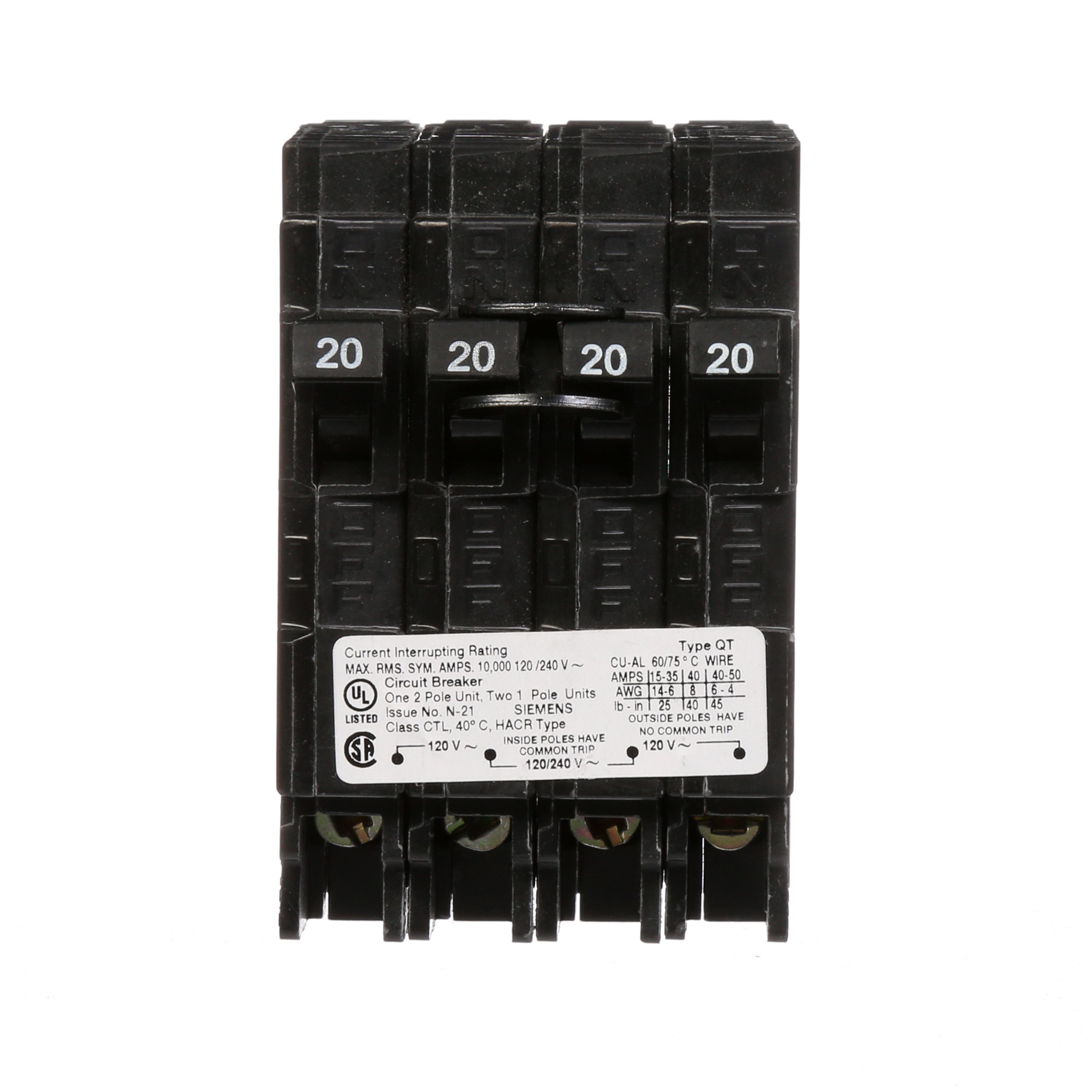 Siemens Q22020CTU Circuit-Breakers - View #3