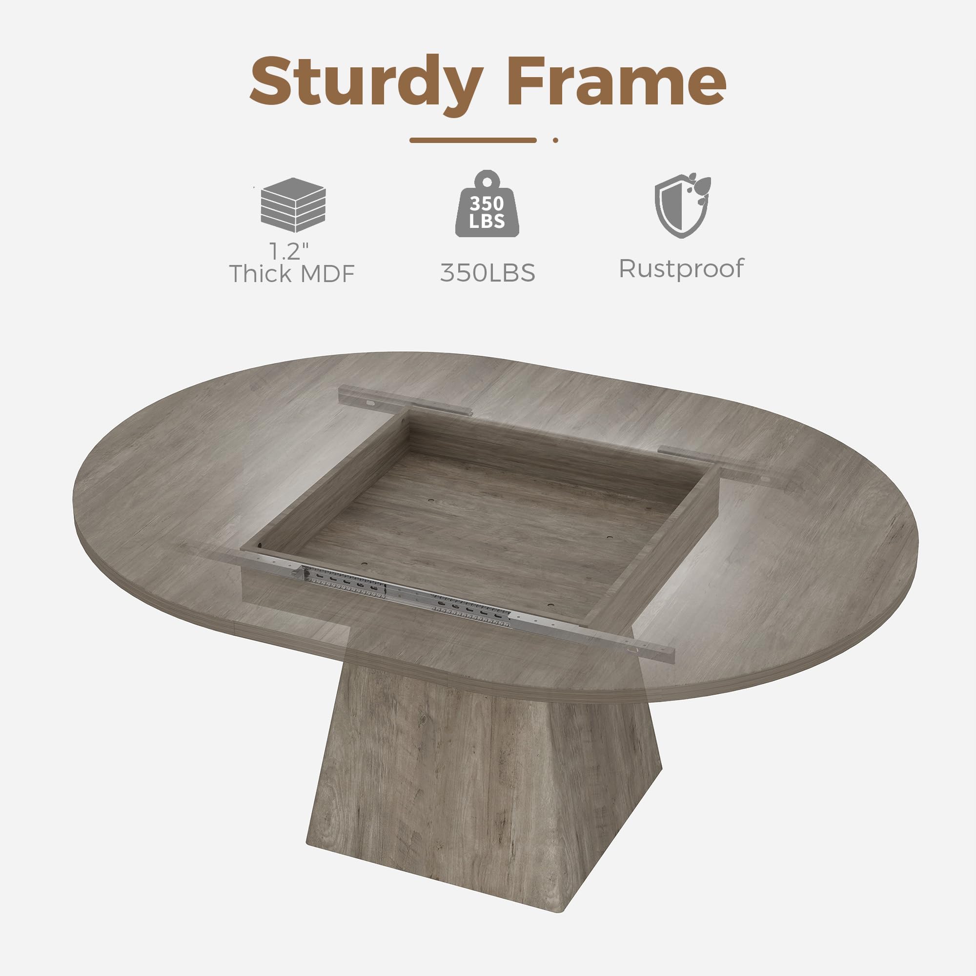 GarveeLife C3H-CFICYRVT03XQ Dining-Tables - View #7