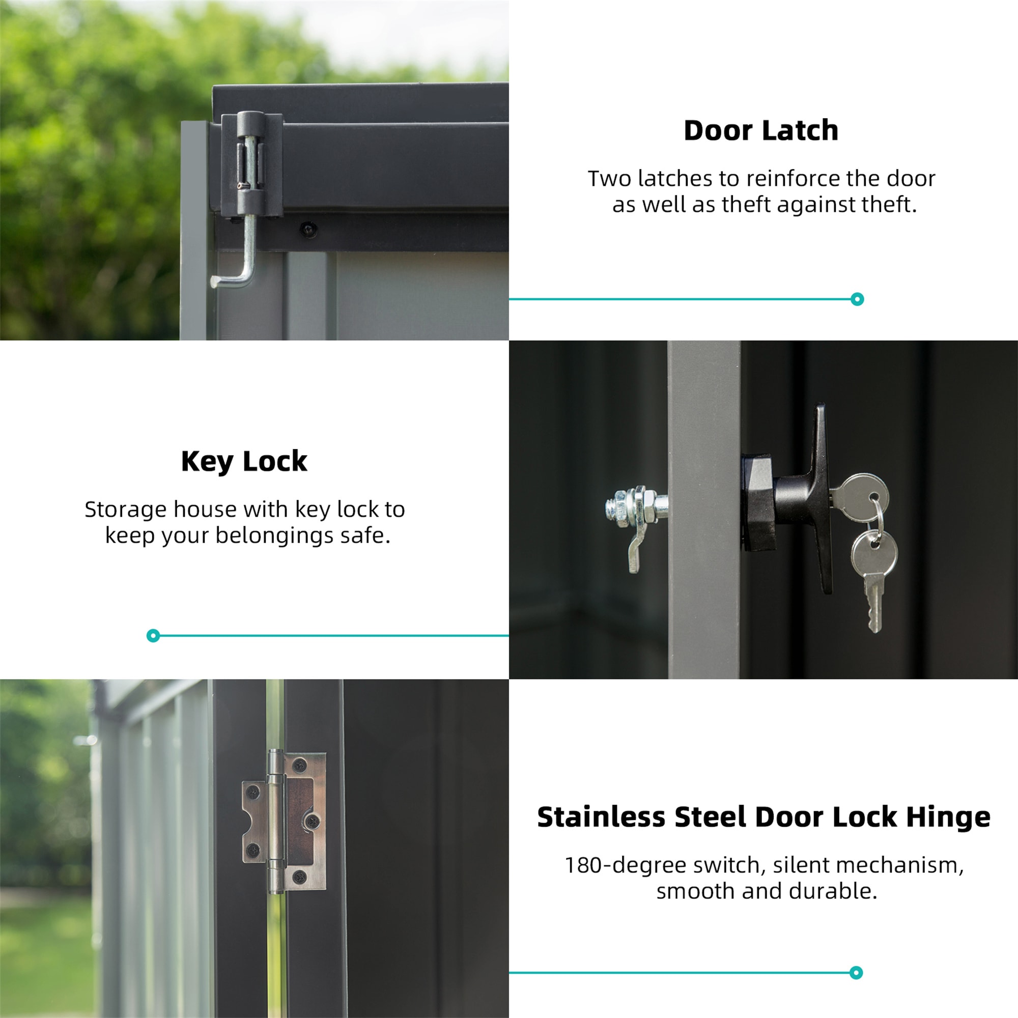 Mondawe MD-DM00030 Metal-Storage-Buildings-Sheds - View #3