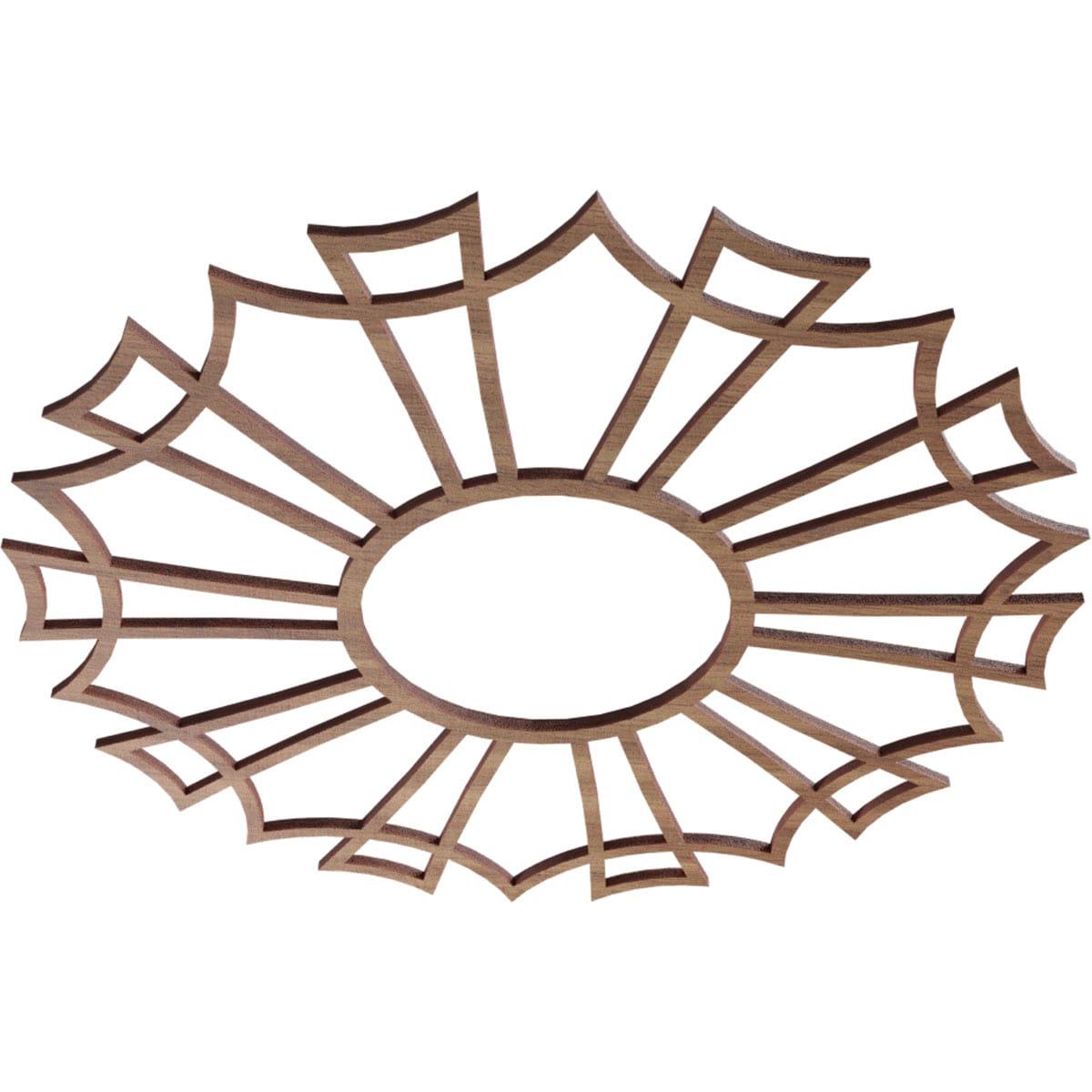 Ekena Millwork CMWP16X16X0375AUWA Ceiling-Medallions - View #2