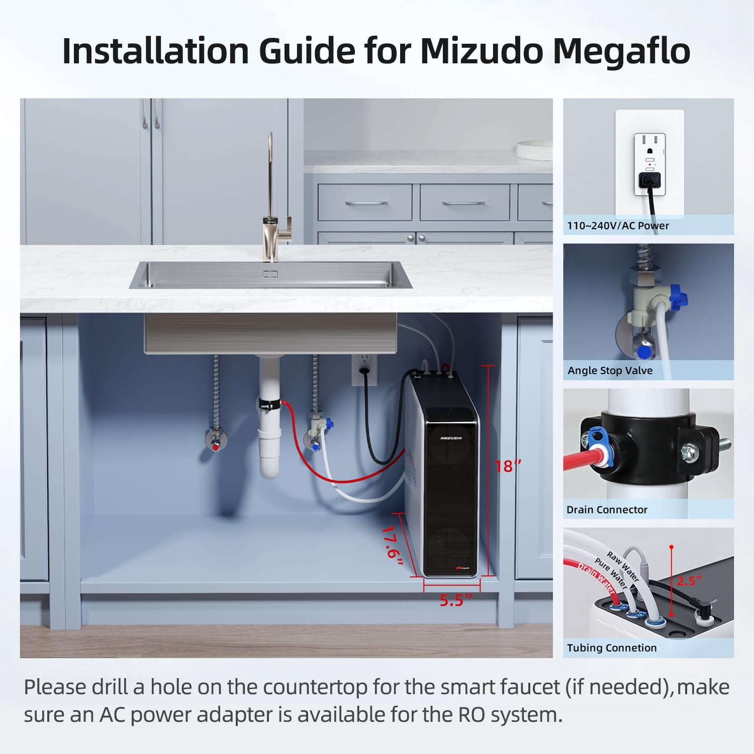 Mizudo WP800A0G Under-Sink-Filtration-Systems - View #6
