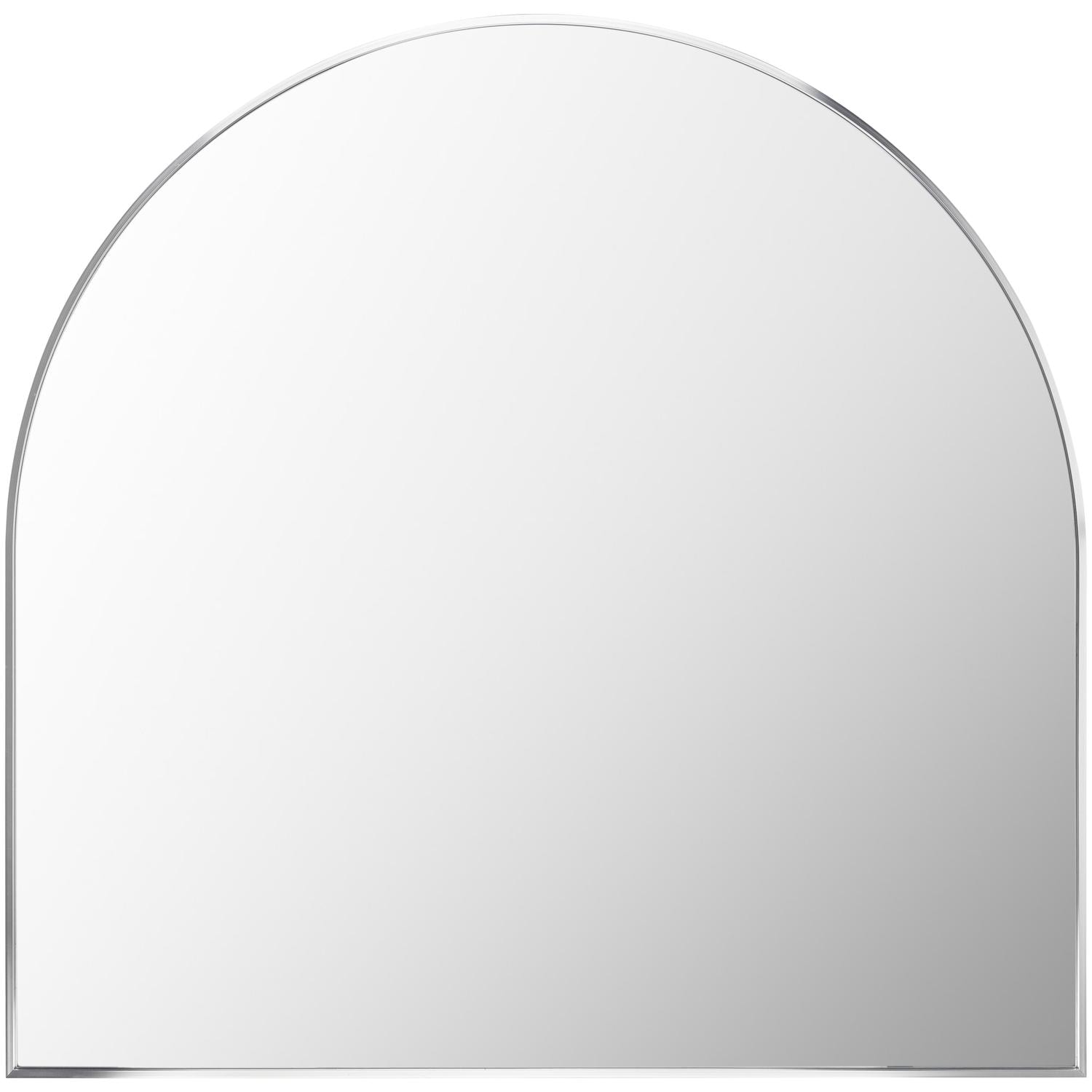 Livabliss RAY003-3635 Aranya 36-in W x 35.0-in H Arch Silver Framed Wall Mirror