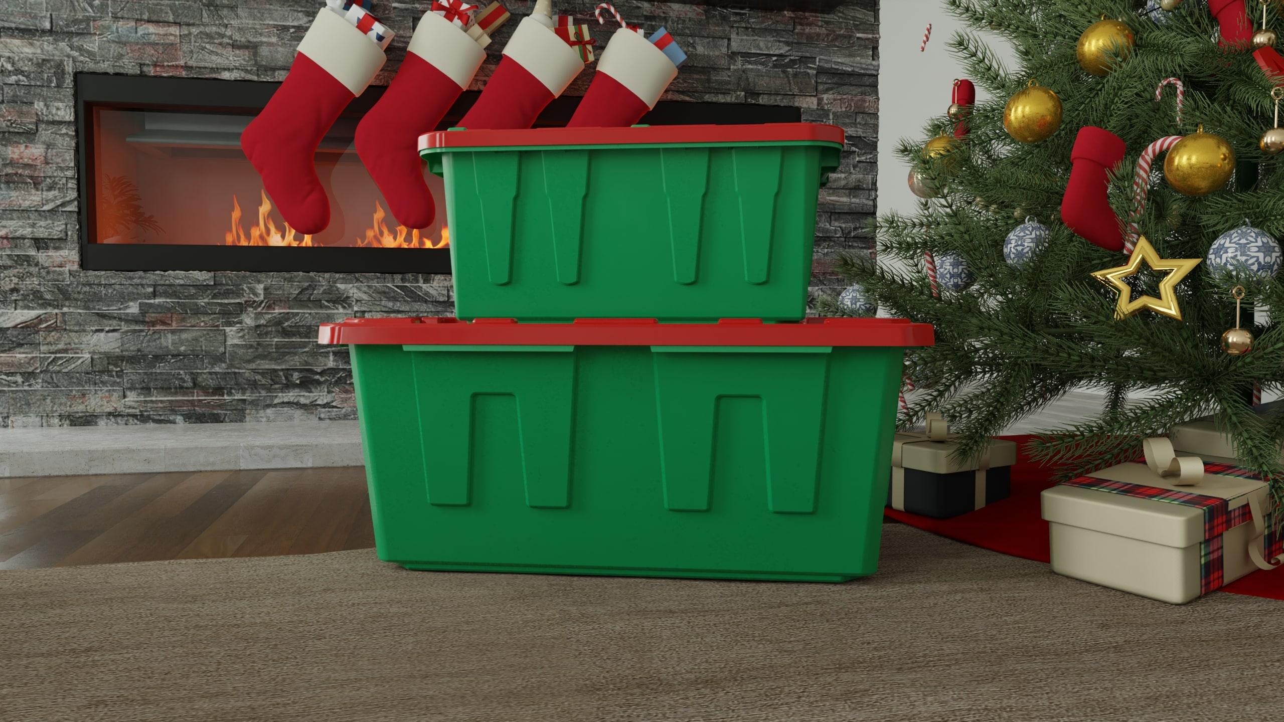 Holiday Living 6279590 Plastic-Storage-Totes - View #5