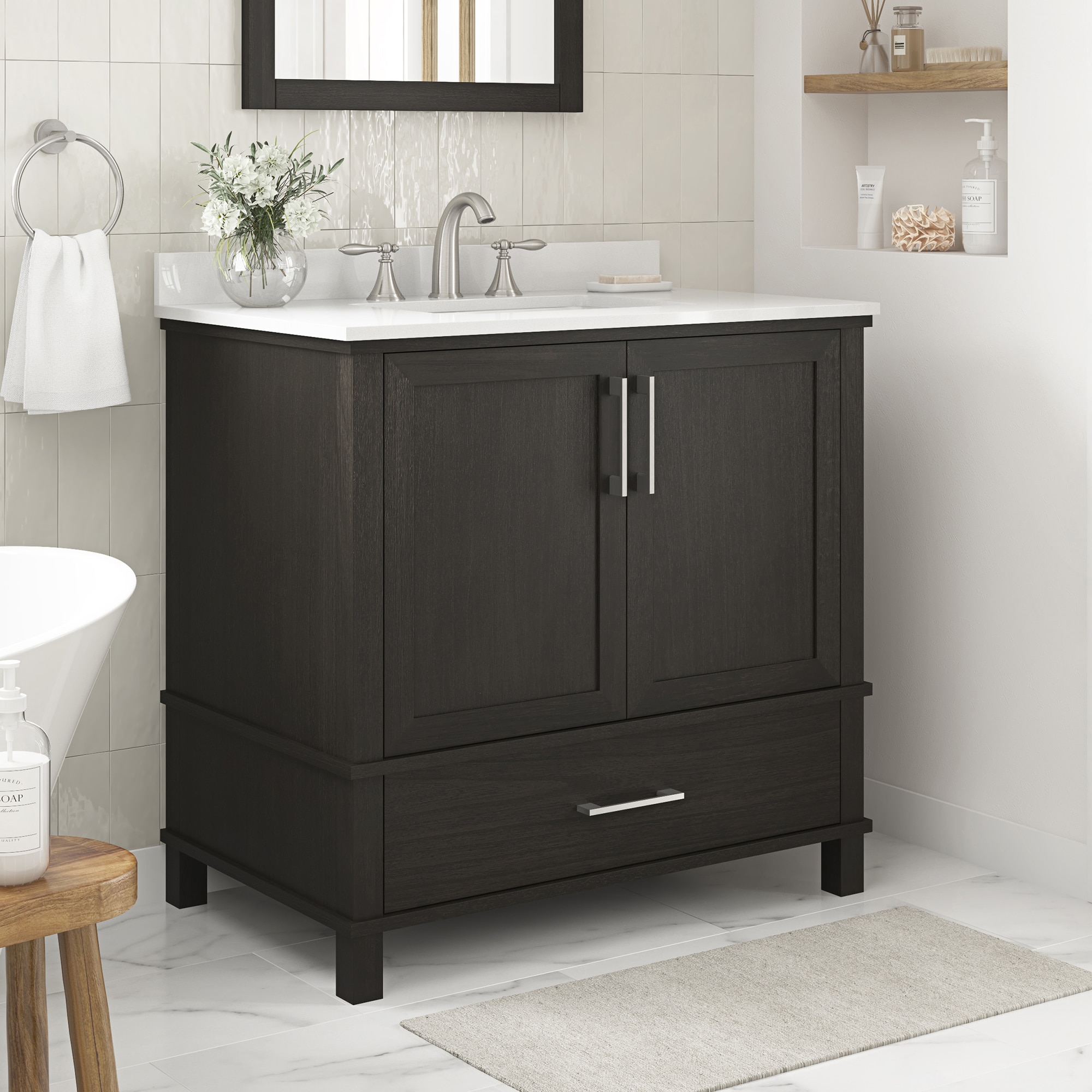 allen + roth RIDGE-36DEW Bath-Vanity-Combo - View #2