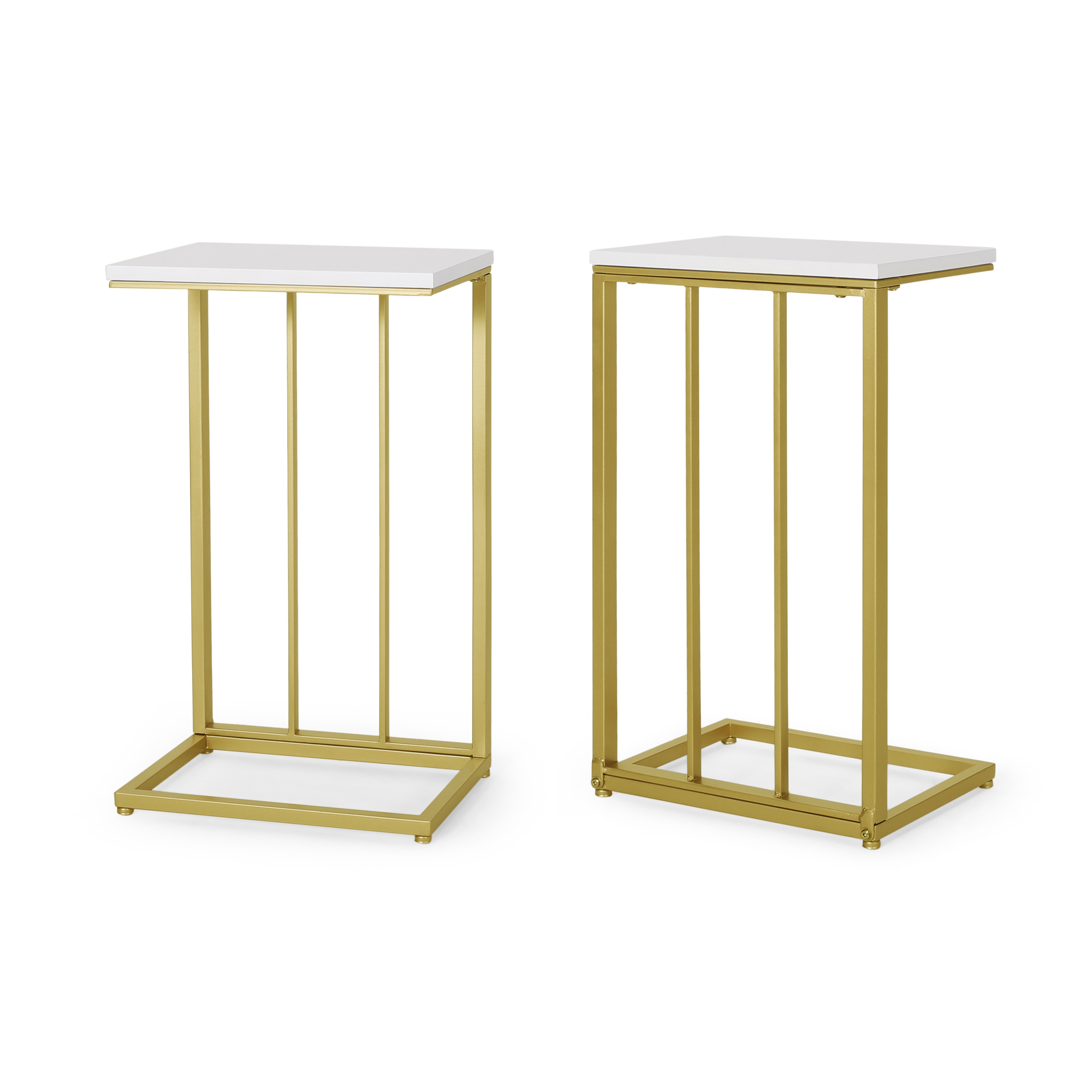 Best Selling Home Decor 307647 16.75-Inches W x 28-Inches H White Wood Rectangular Modern End Table Assembly Required