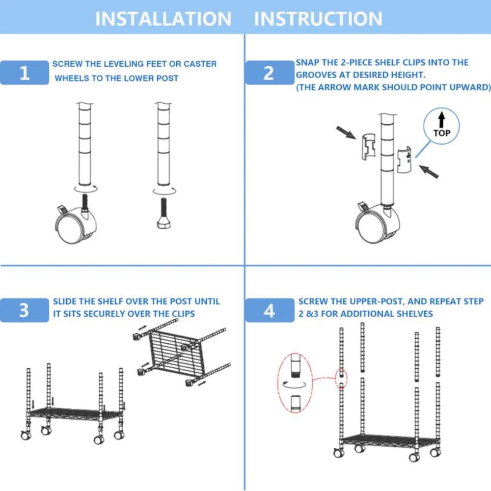 SimpleLUX HKSHLF23133003BVOL Free-Standing-Shelving - View #7