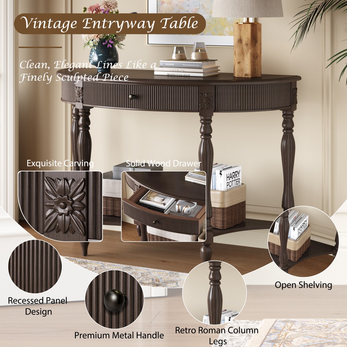 Streamdale Furniture W1445P513090 Console-Sofa-Tables - View #7
